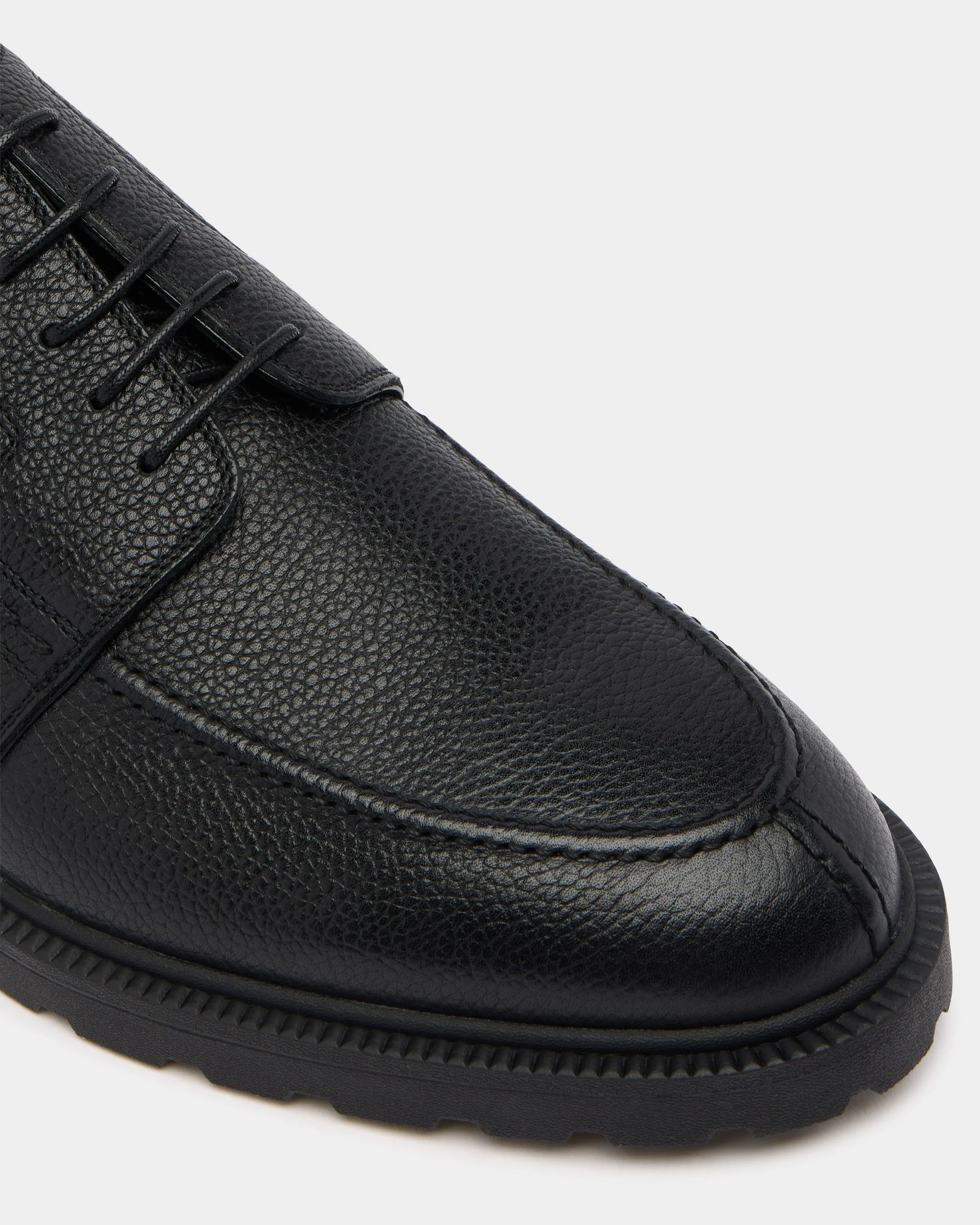 Eduard Derby in Black Grained Leather - Image 5