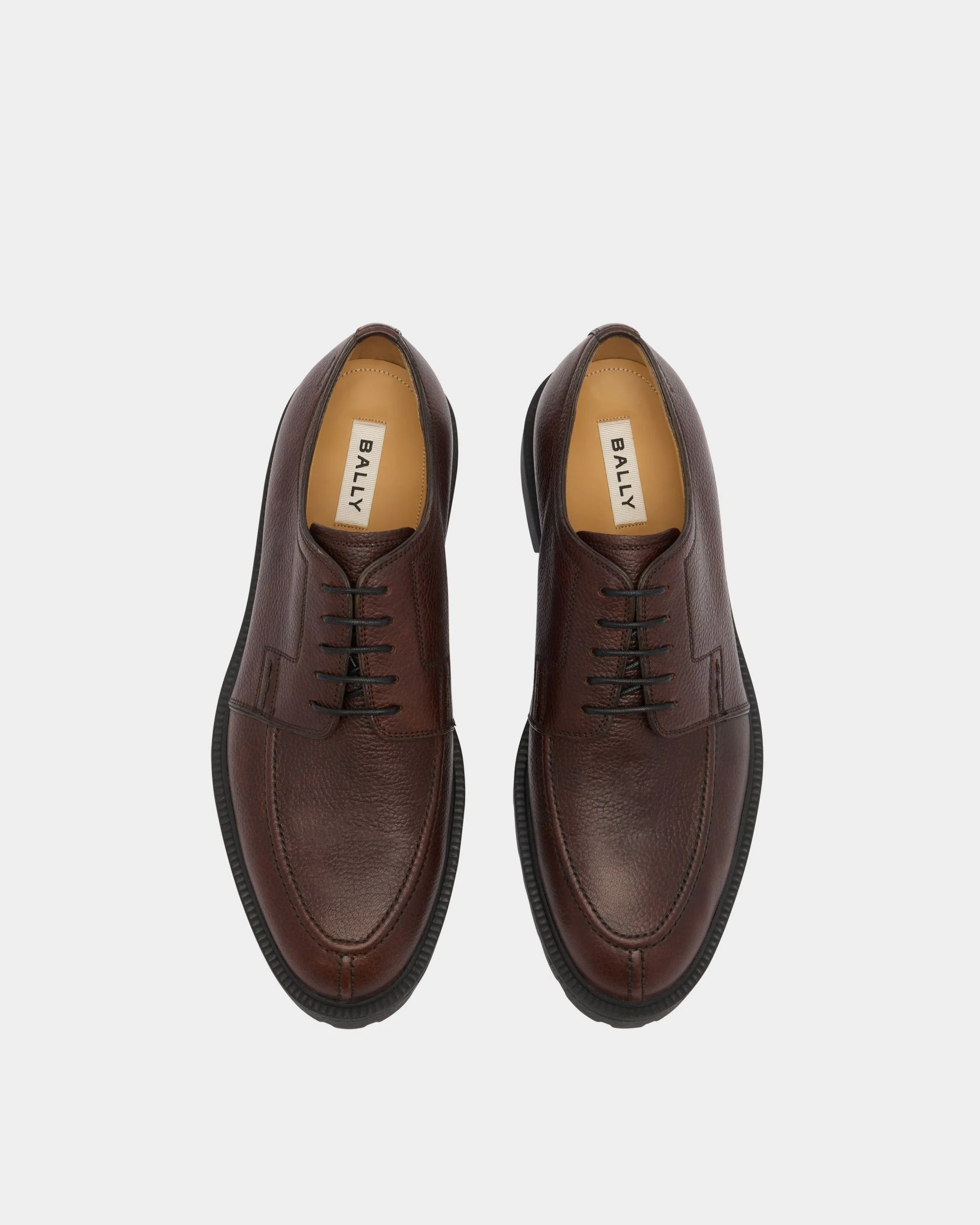 Eduard Derby in Brown Grained Leather - Image 5