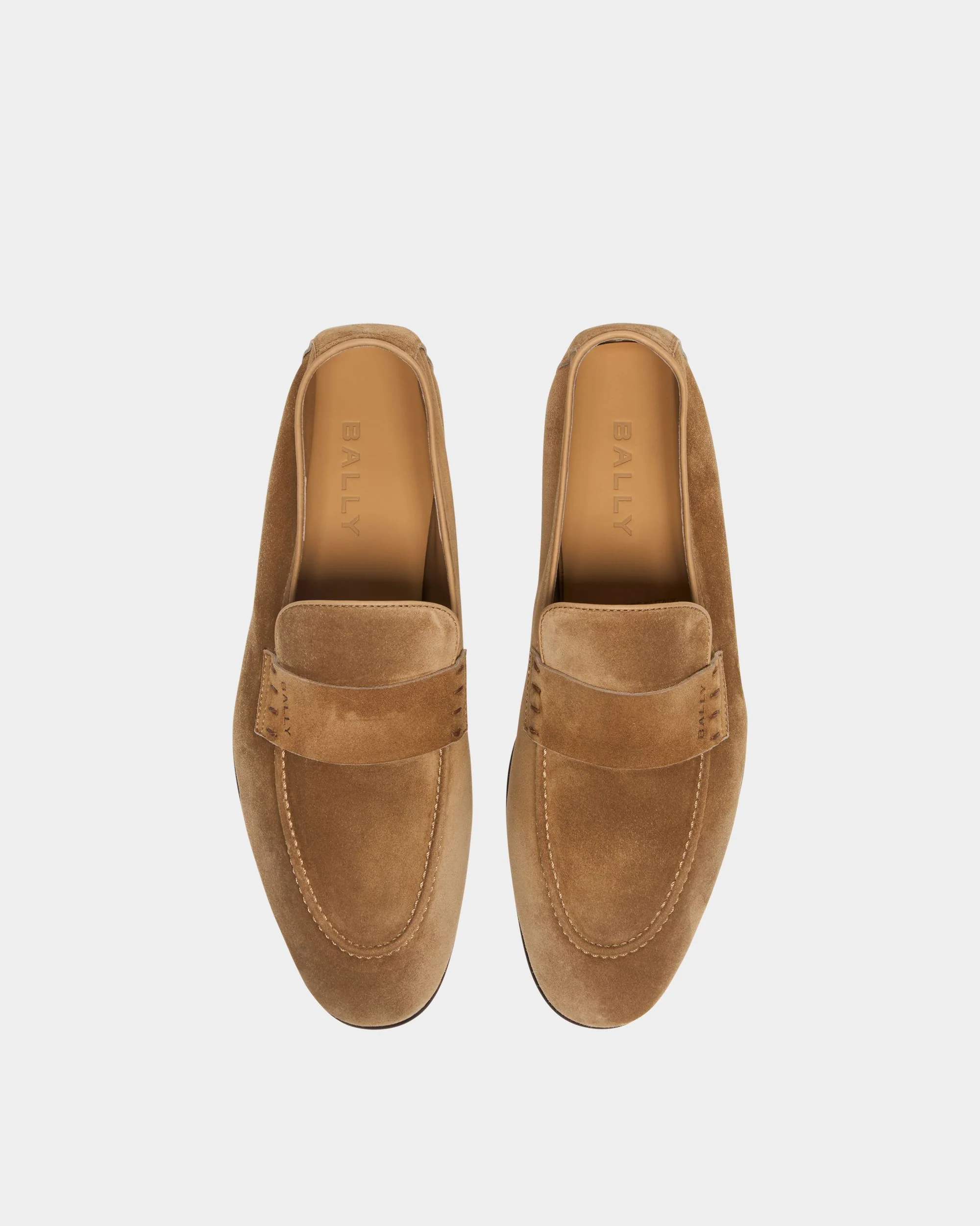 Elios Loafer in Beige Suede - Image 5