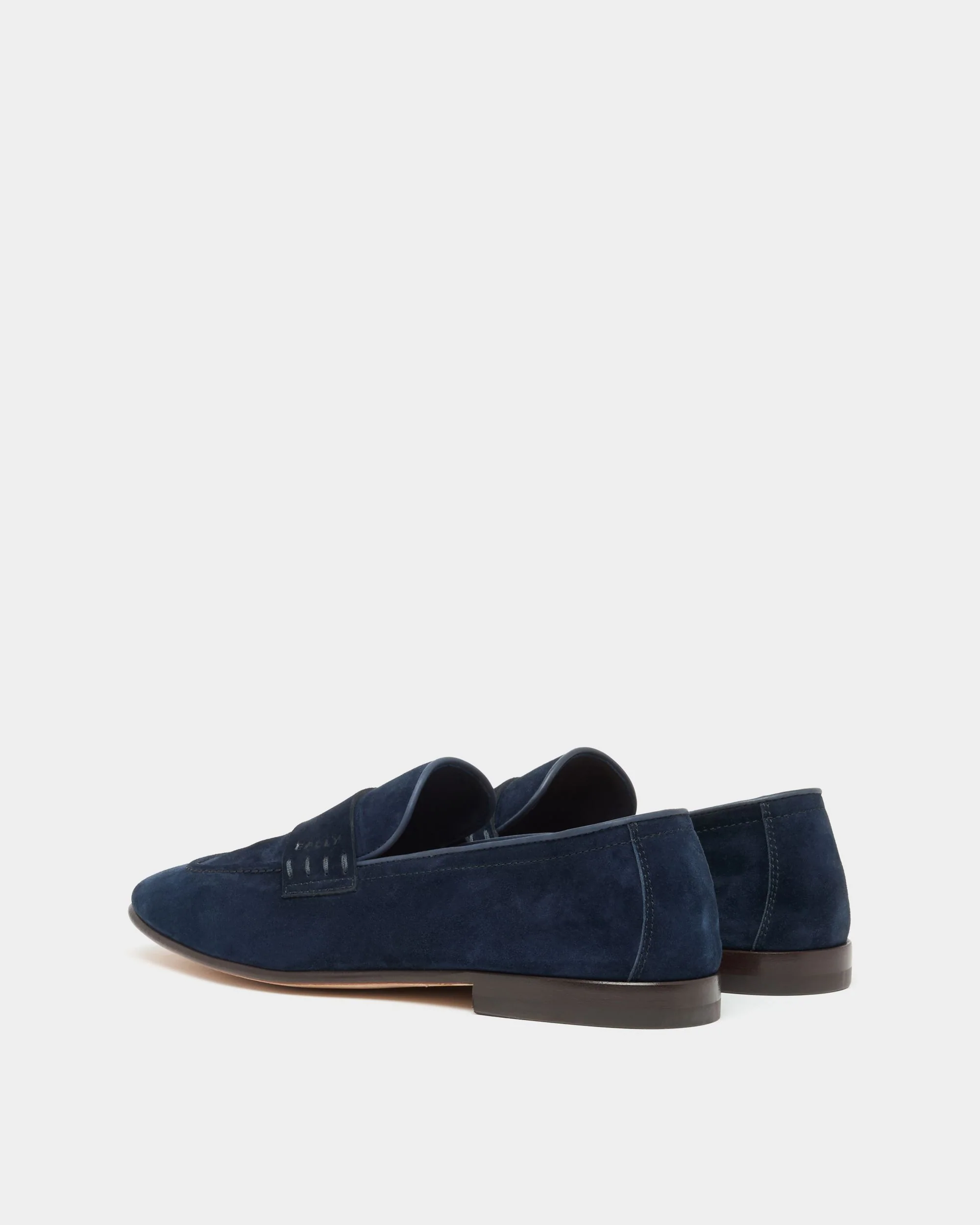 Elios Loafer in Blue Suede - Image 4