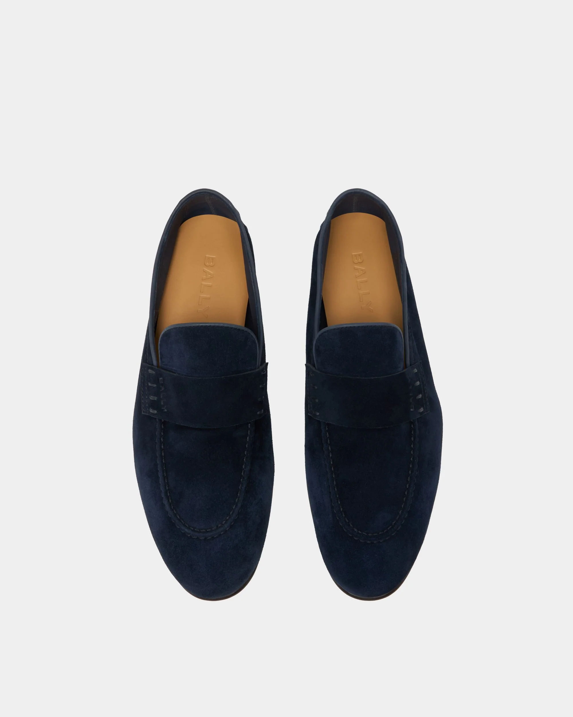 Elios Loafer in Blue Suede - Image 5