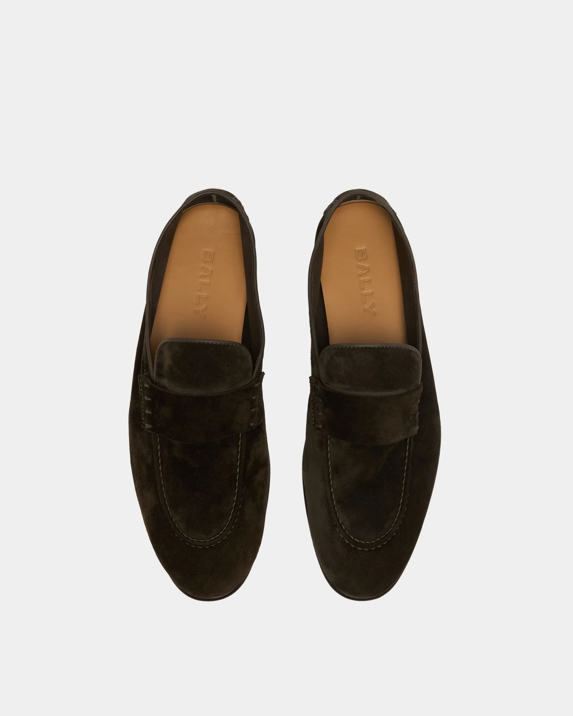 Elios Loafer in Green Suede - Image 4
