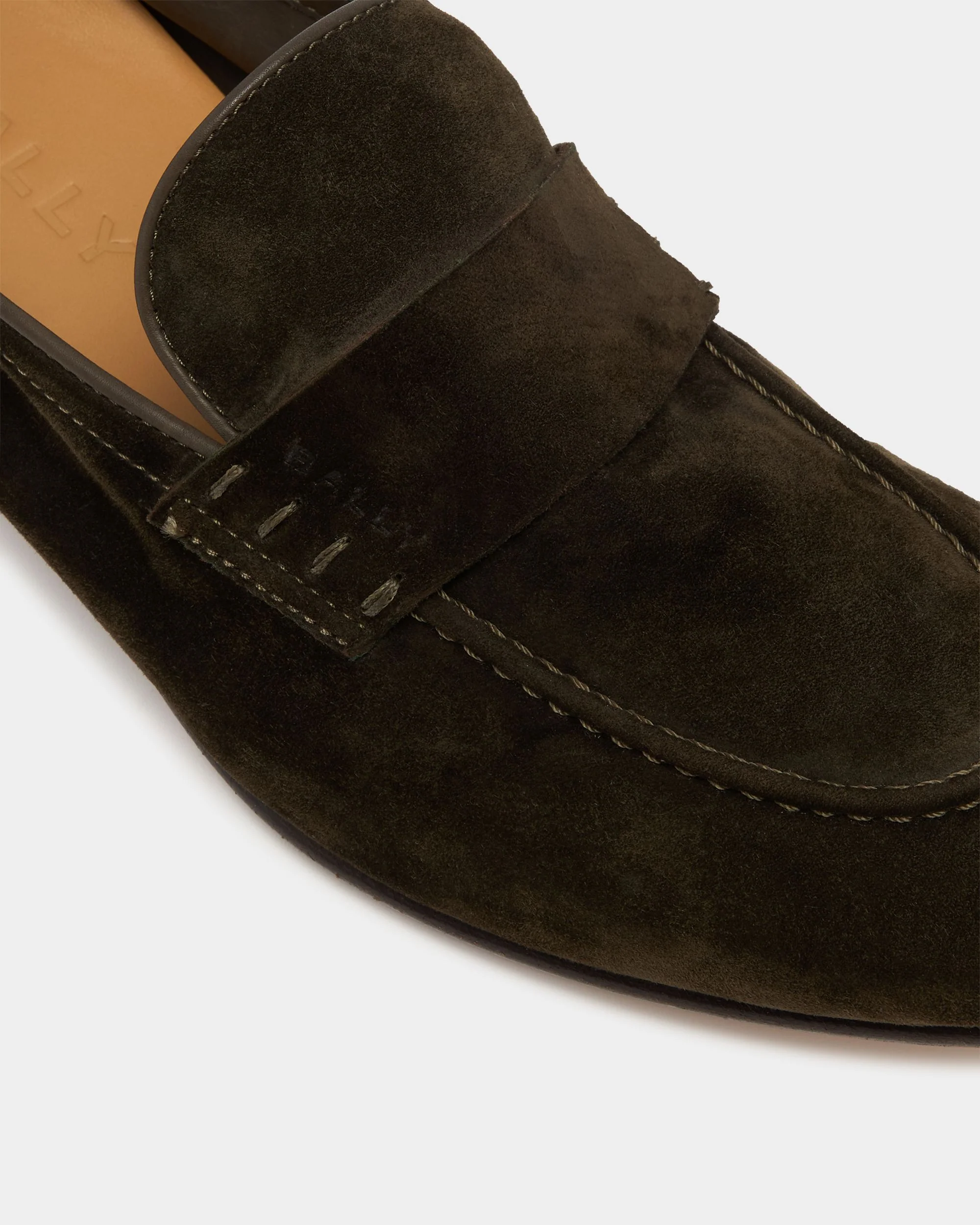 Elios Loafer in Green Suede - Image 5