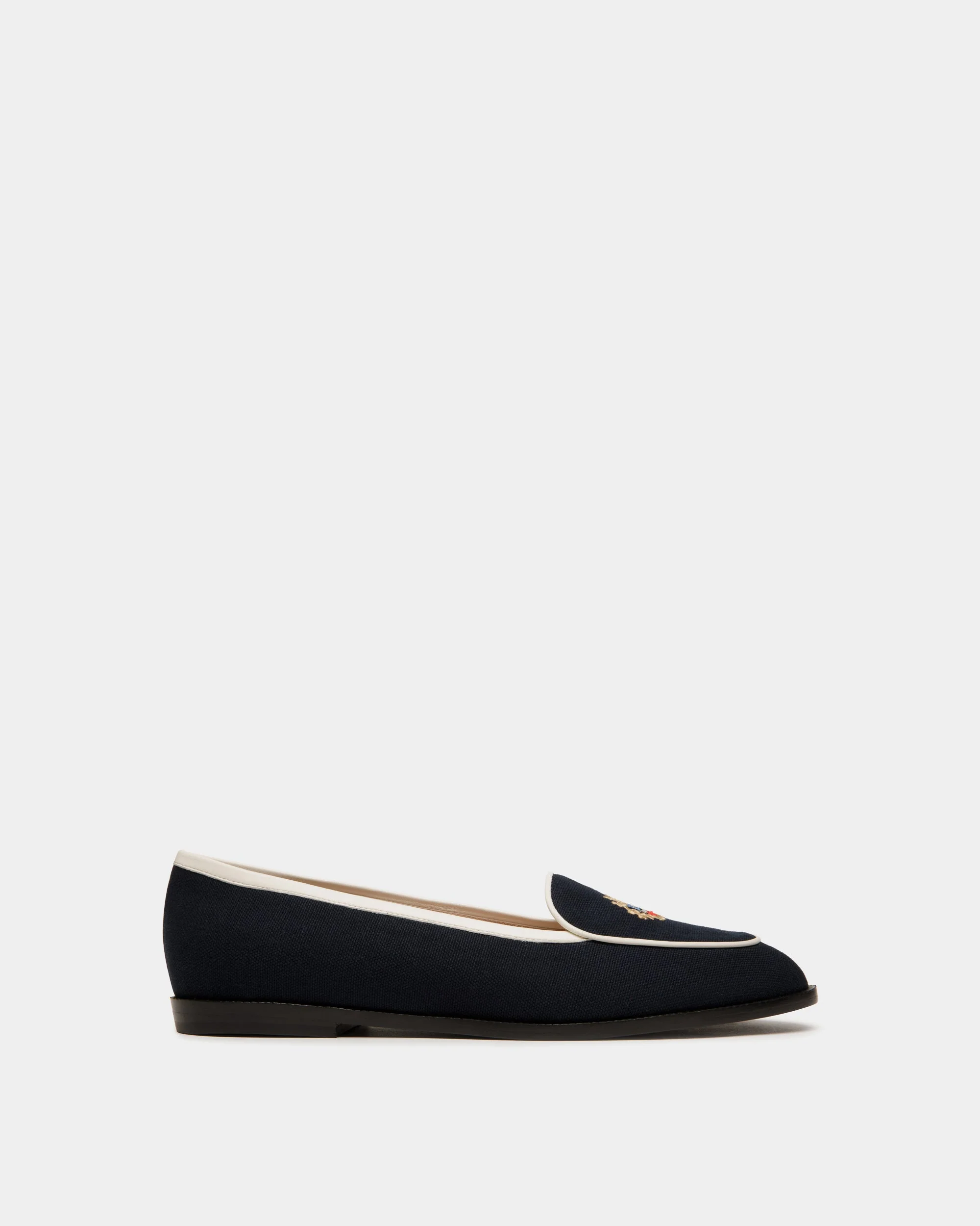 Elite Flat in Navy Blue Fabric