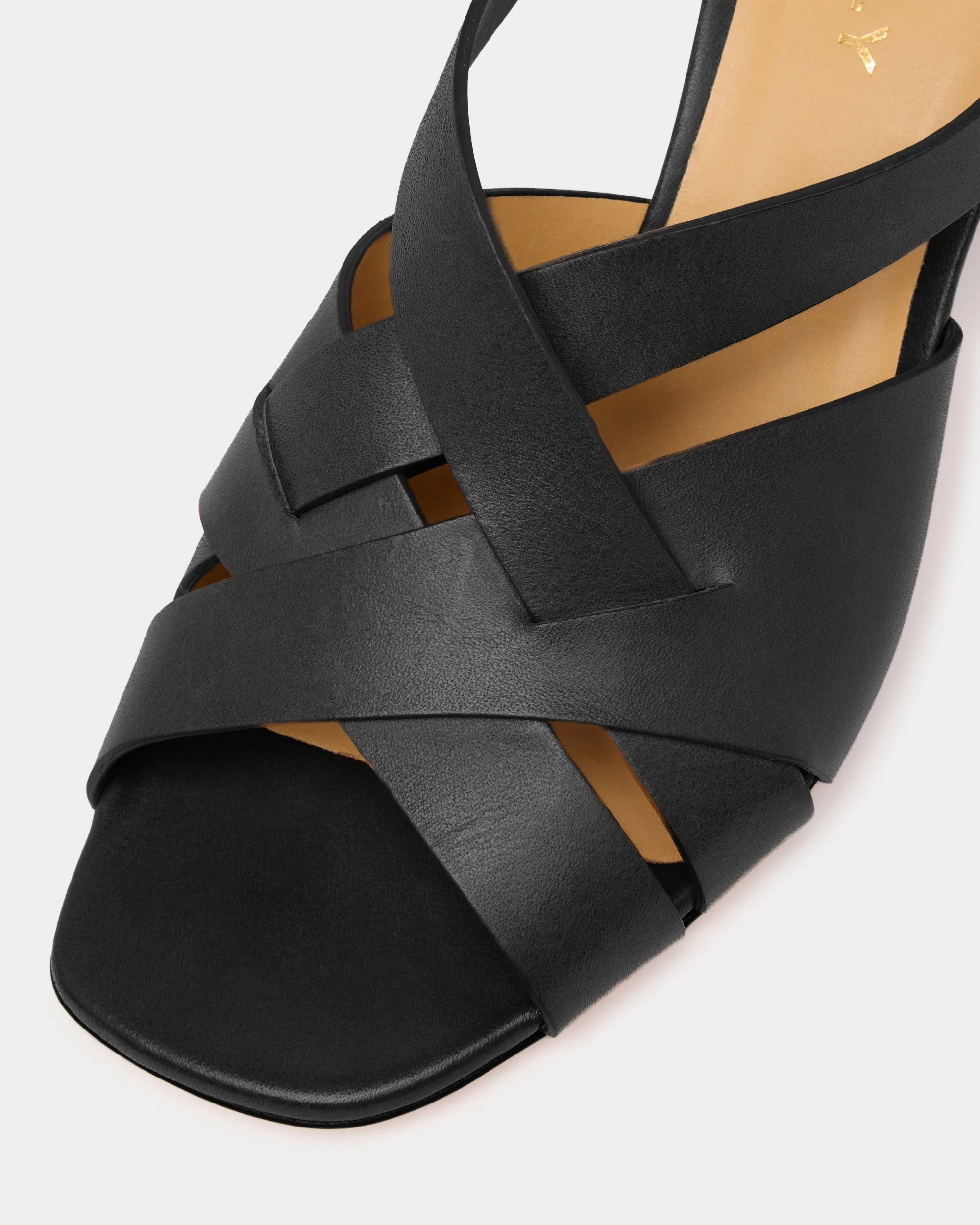 Essence Sandal in Black Leather - Image 5