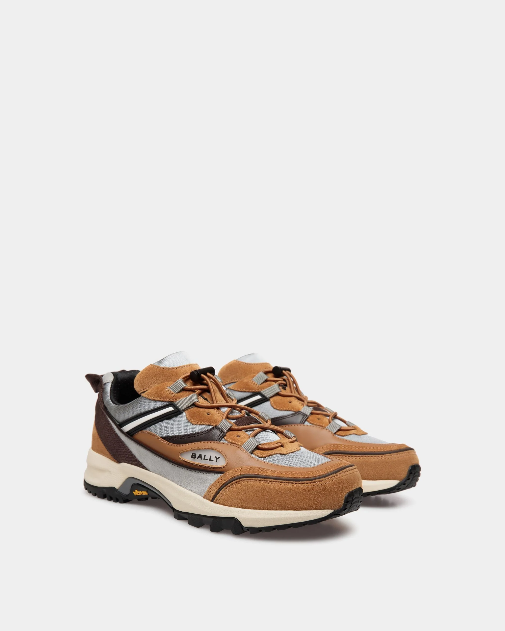 Faster Sneaker In Multicolor Leather and Nylon - Image 3