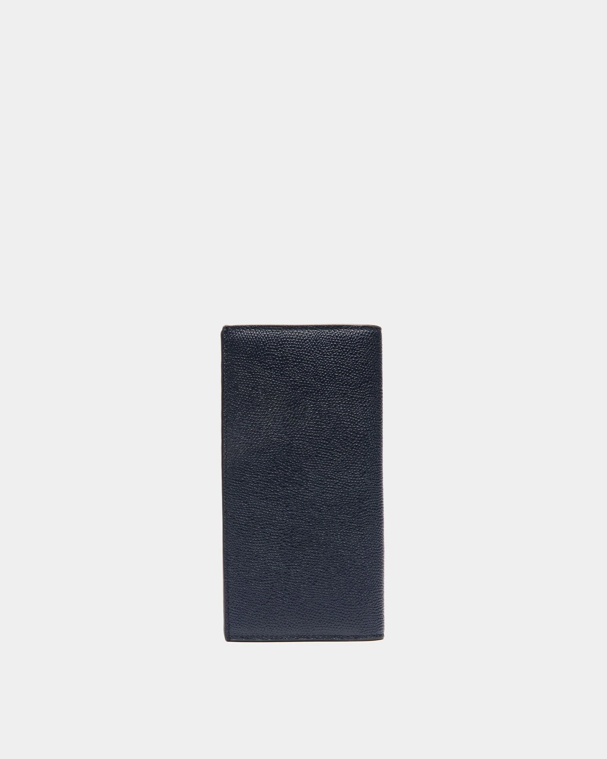 Flag Continental Wallet in Blue Leather - Image 2