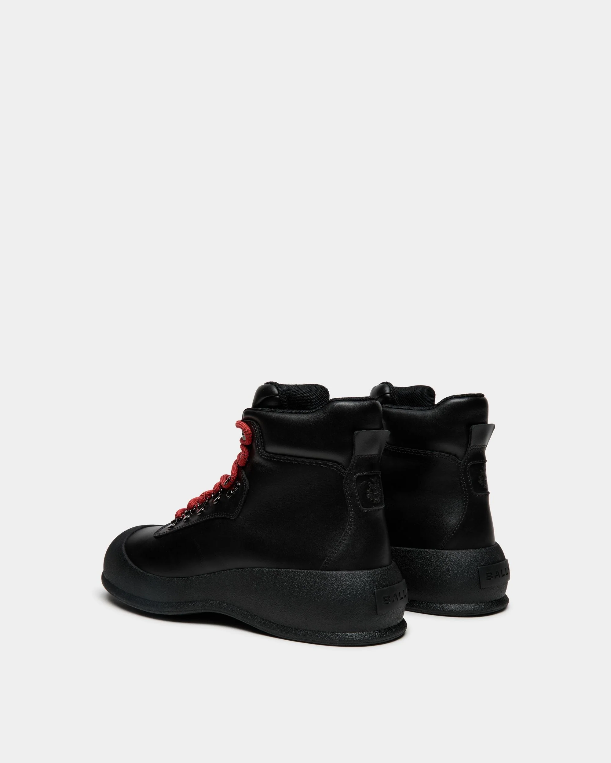 Frei Bootie in Black Leather and Fabric - Image 3