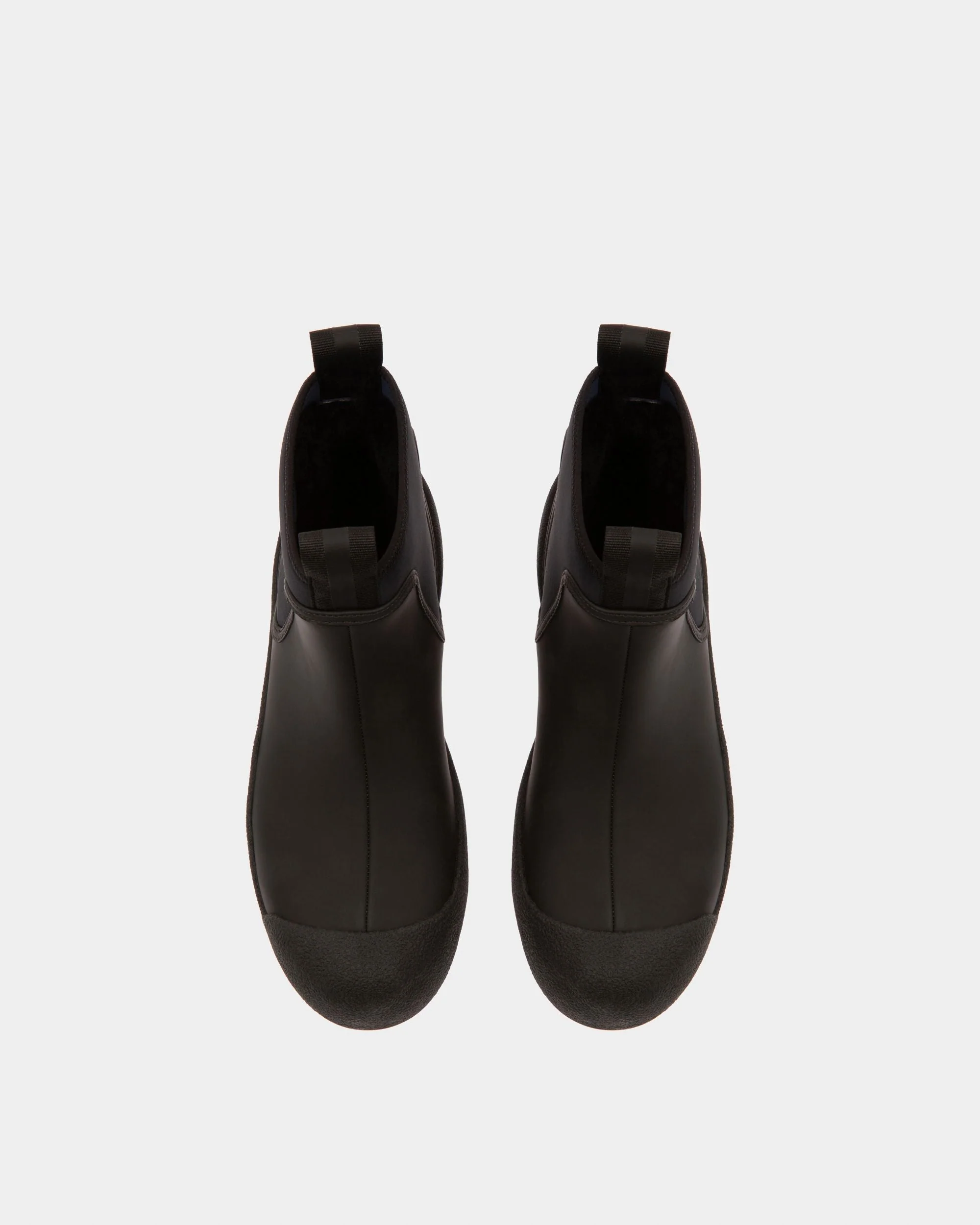 Gadey Leather And Rubber Boots In Black - Image 2