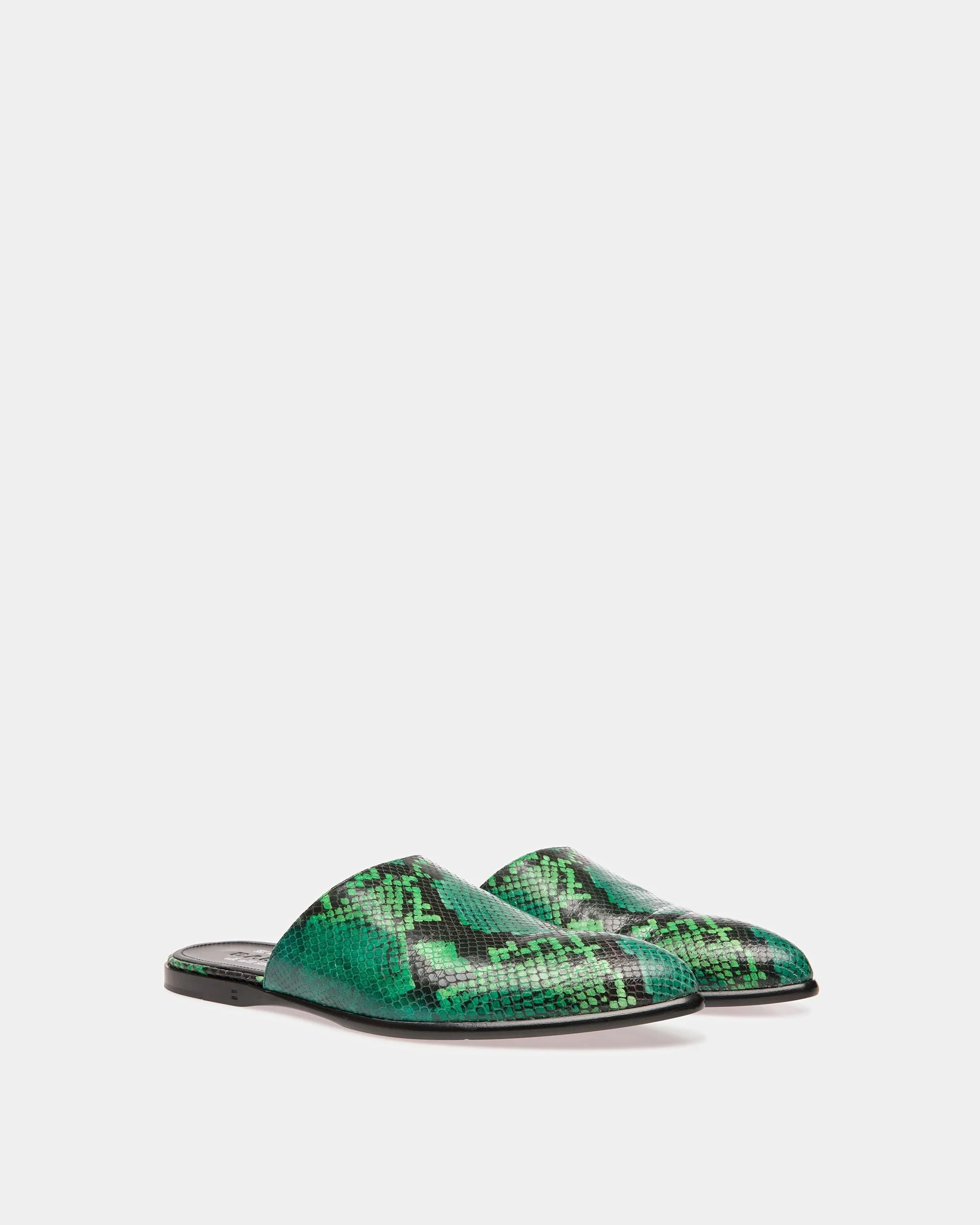 Gaiman Loafers In Python Print - Image 3
