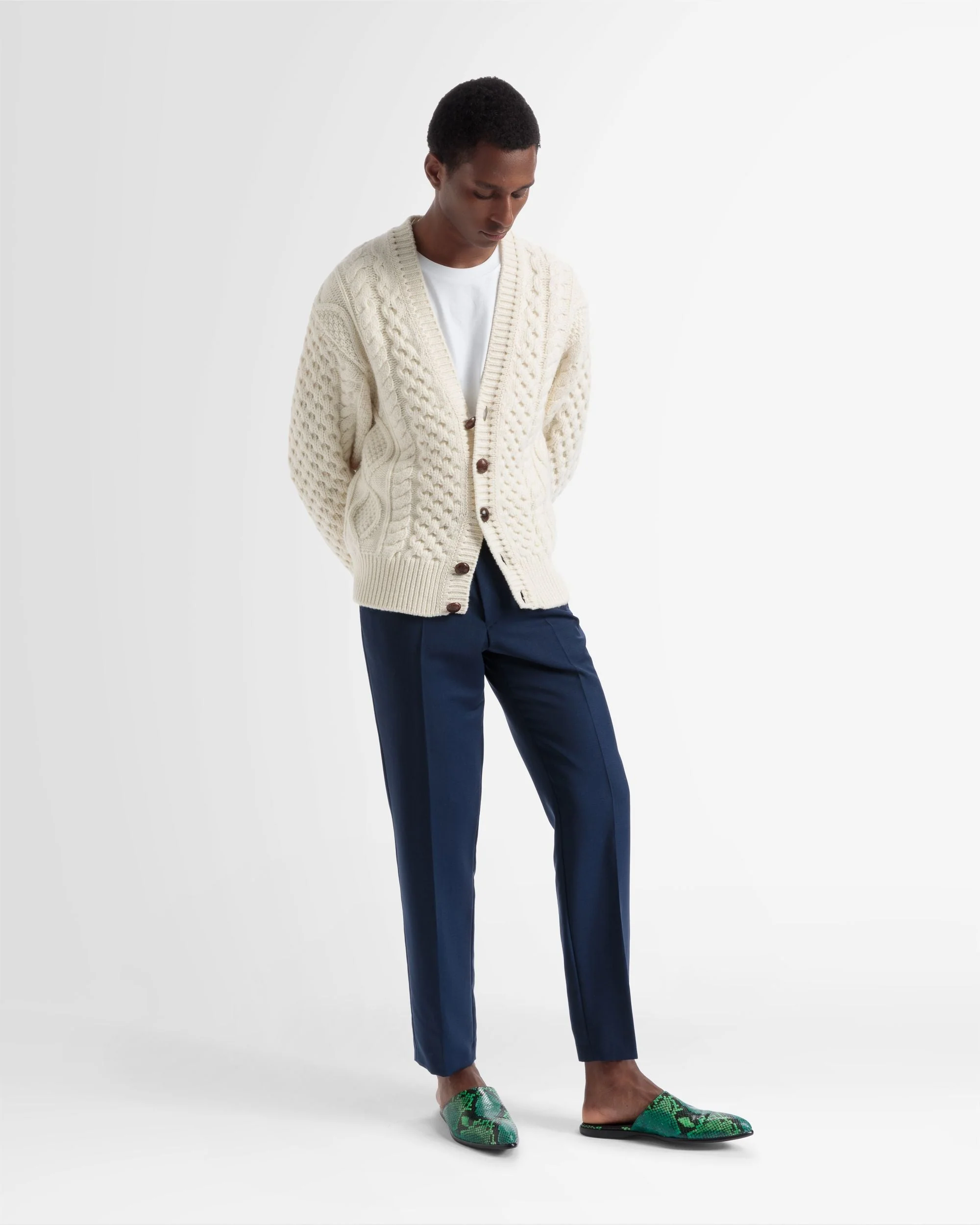 Gaiman Loafers In Python Print - Image 6