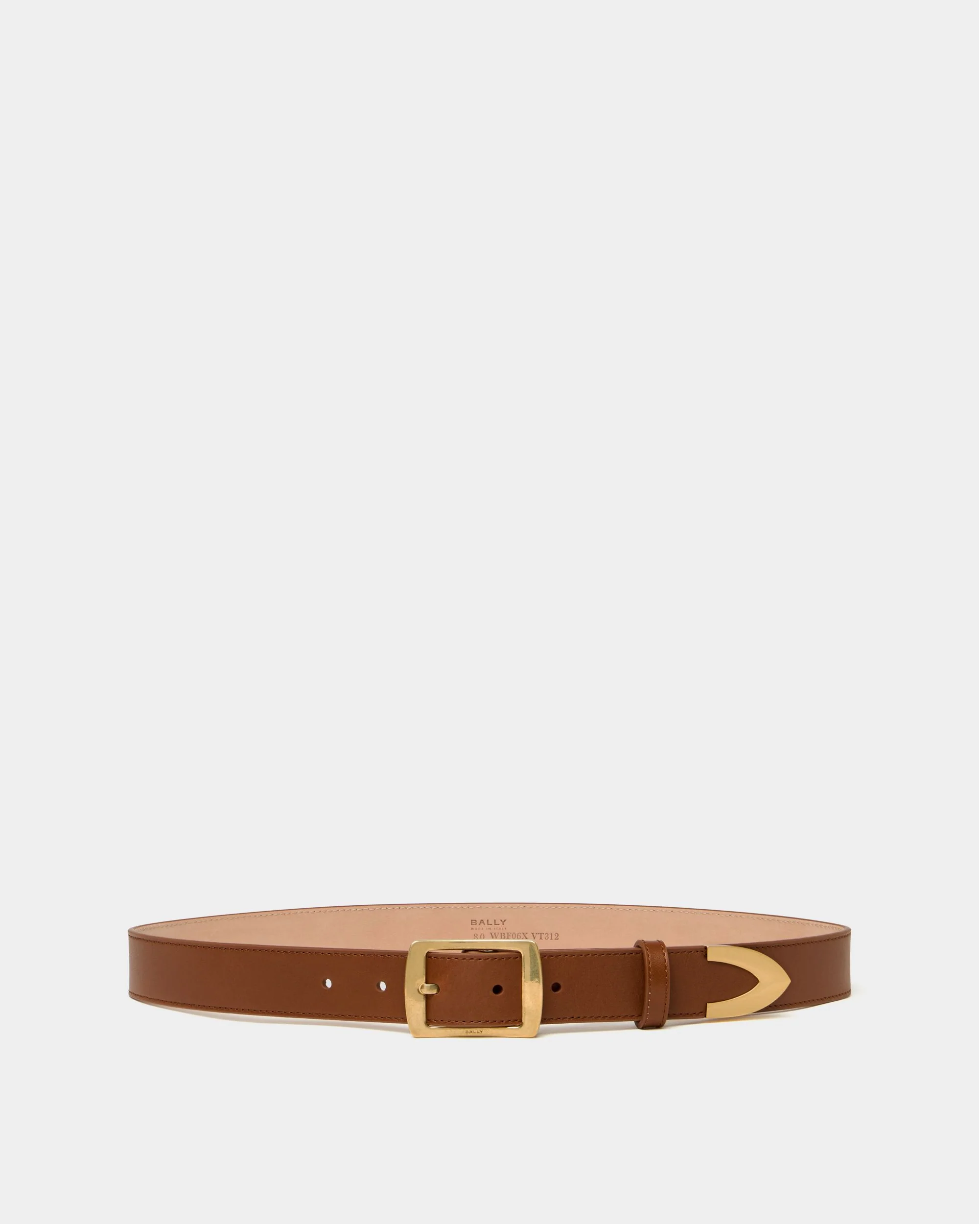 Glen 30 mm Belt in Amber Brown Leather