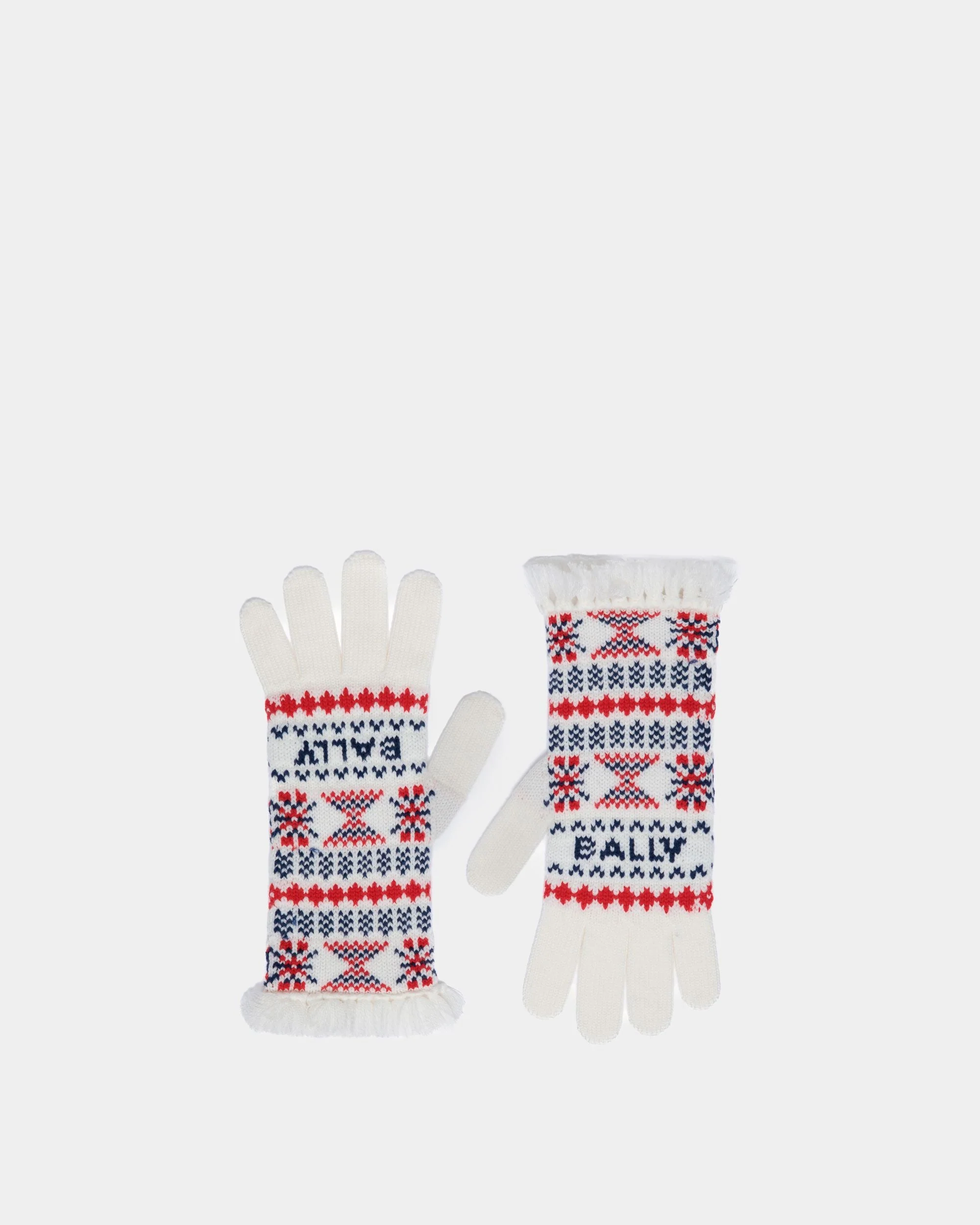 Gloves In Multicolor Wool
