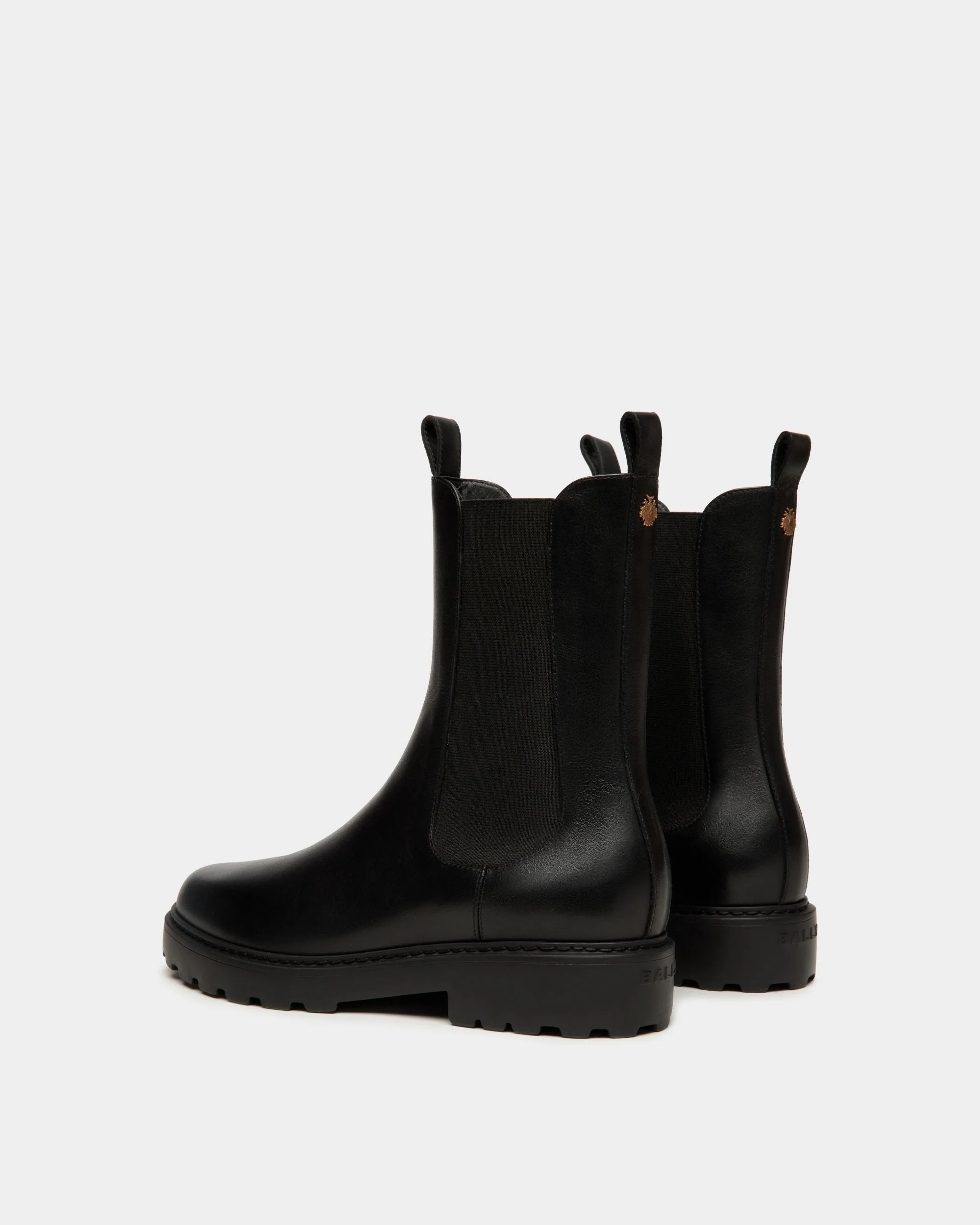 Gusto Bootie In Black Leather - Image 3