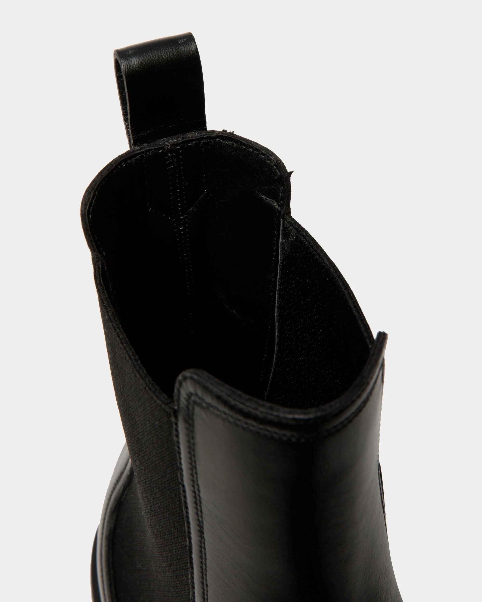 Gusto Bootie In Black Leather - Image 5
