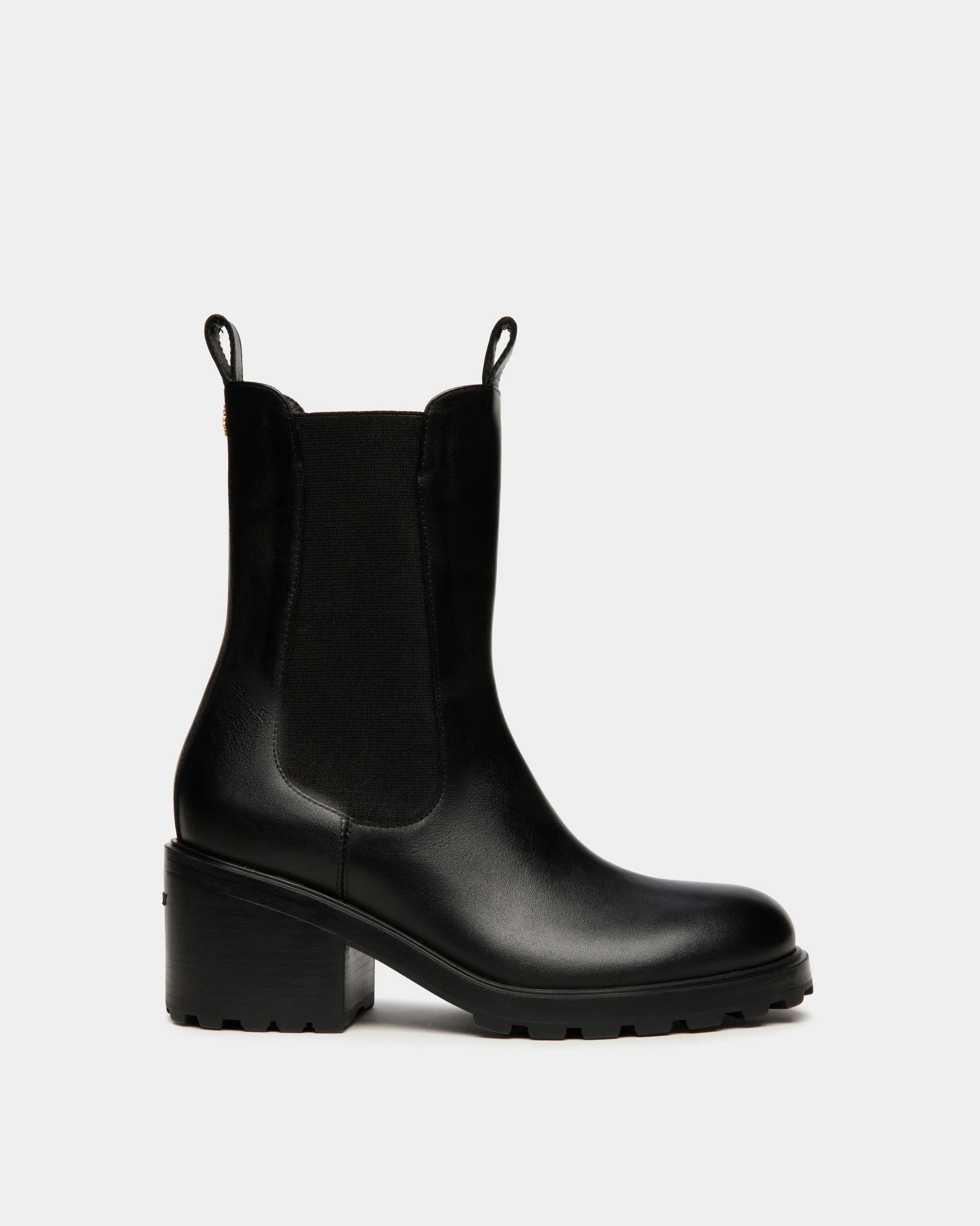 Gusto Bootie in Black Leather