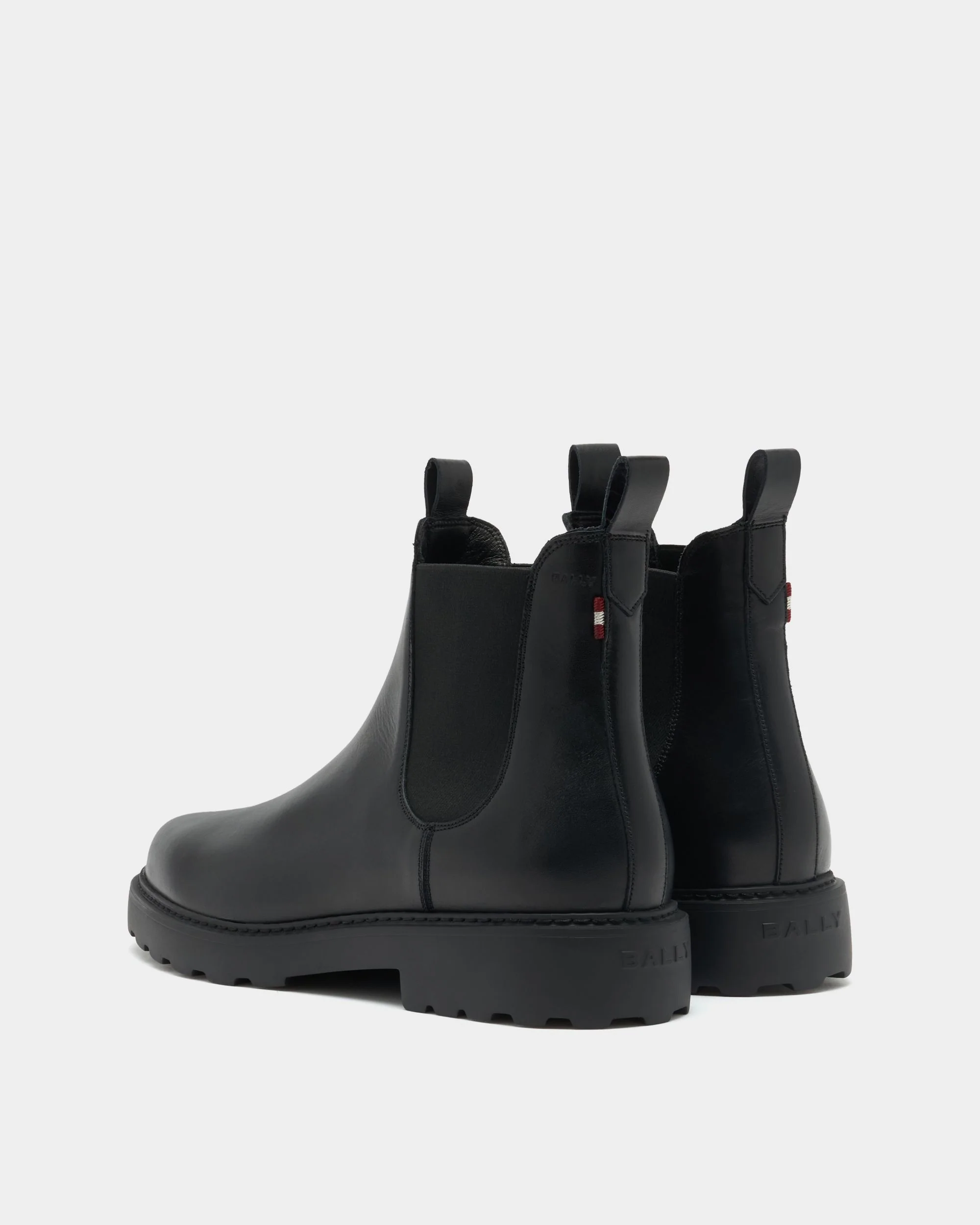 Gusto Bootie in Black Leather - Image 3