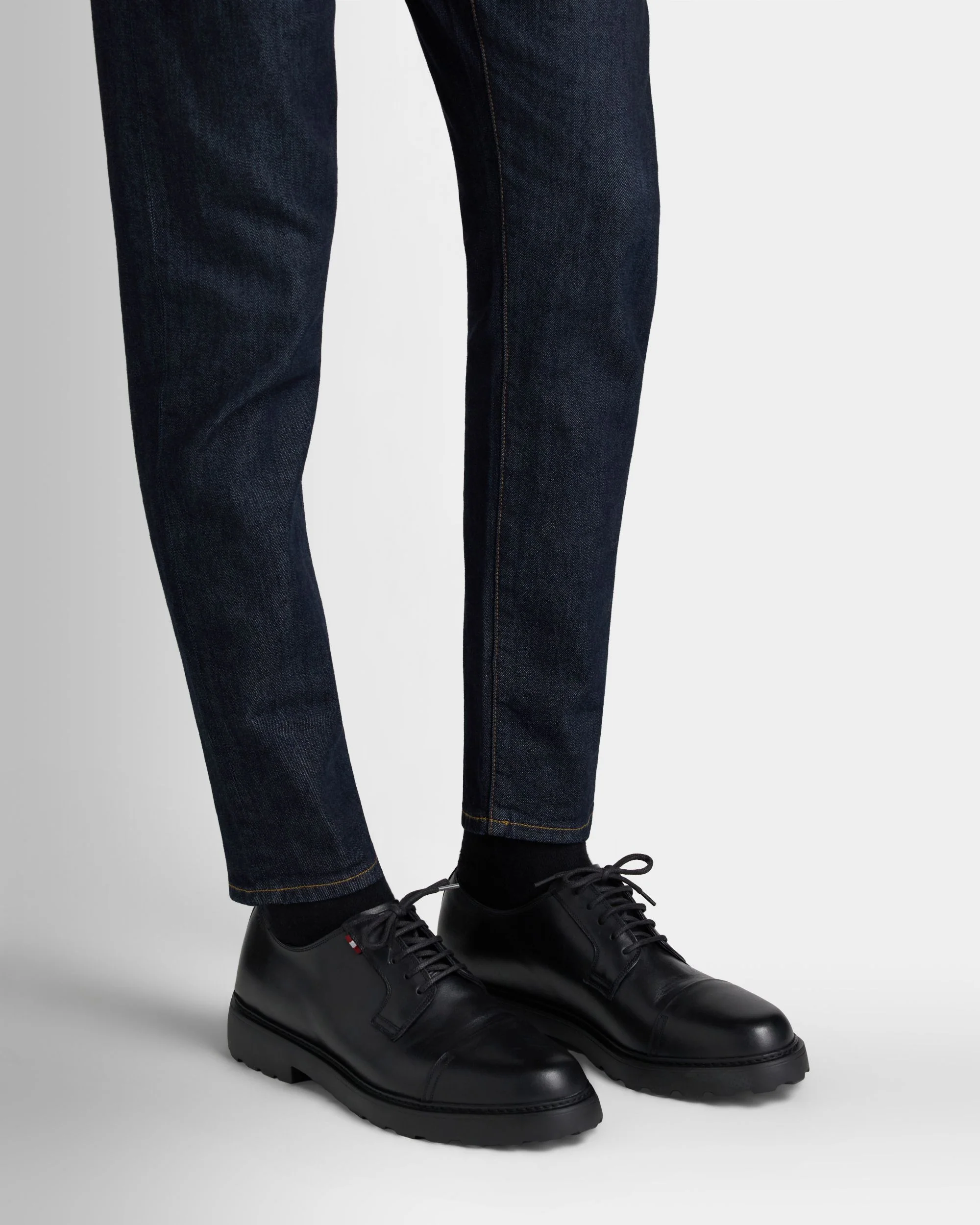 Gusto Derby in Black Leather - Image 2