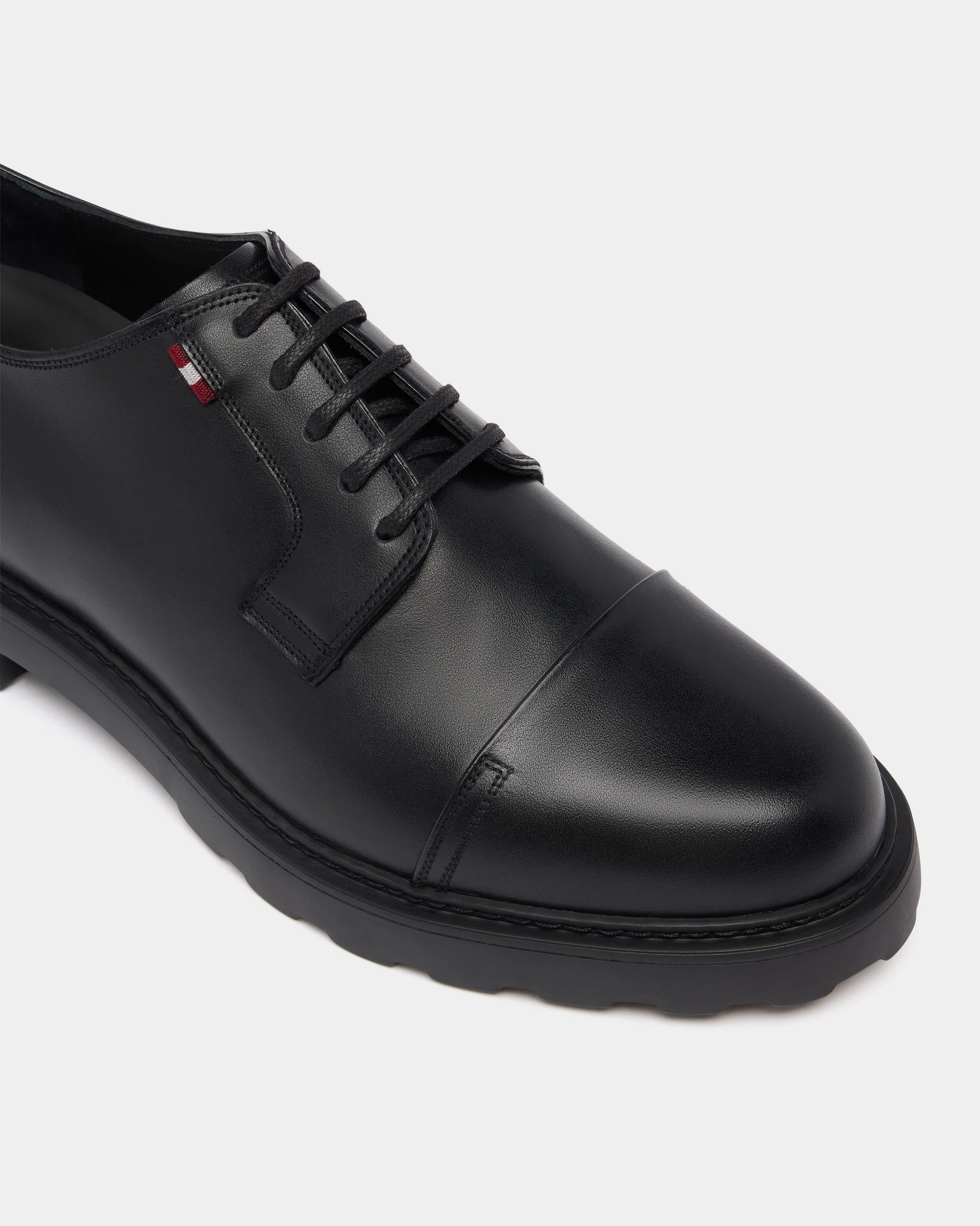 Gusto Derby in Black Leather - Image 6