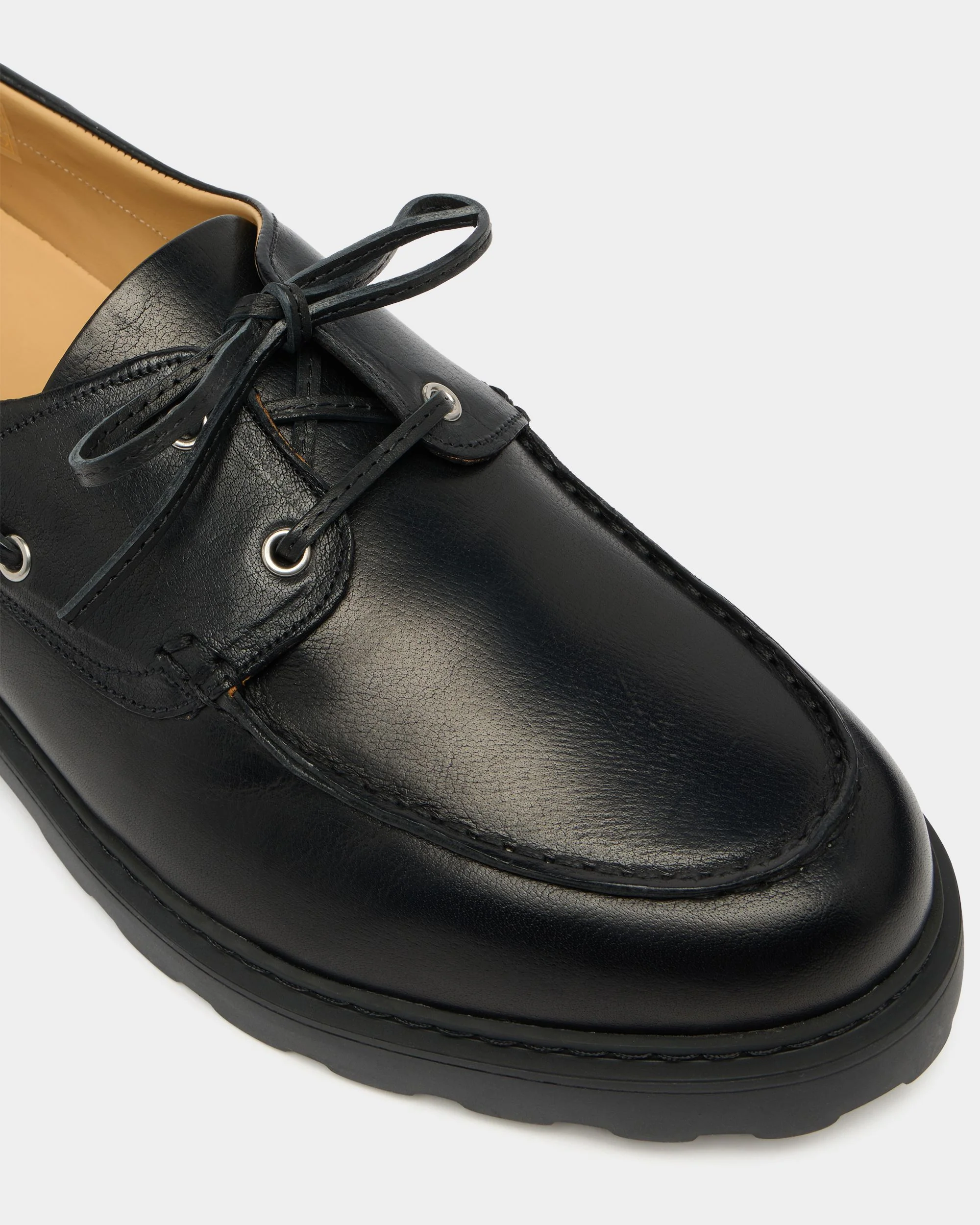 Gusto Derby in Black Leather - Image 6