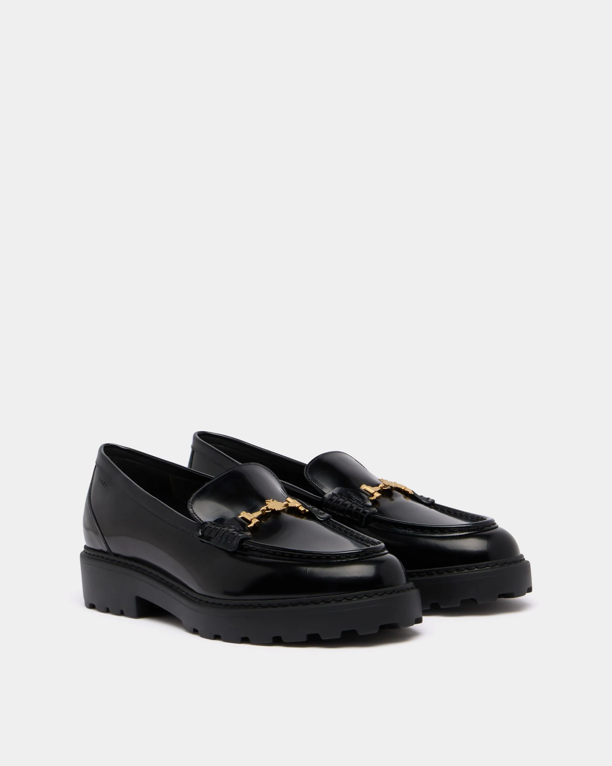 Gusto Loafer in Black Brushed Leather - Image 3