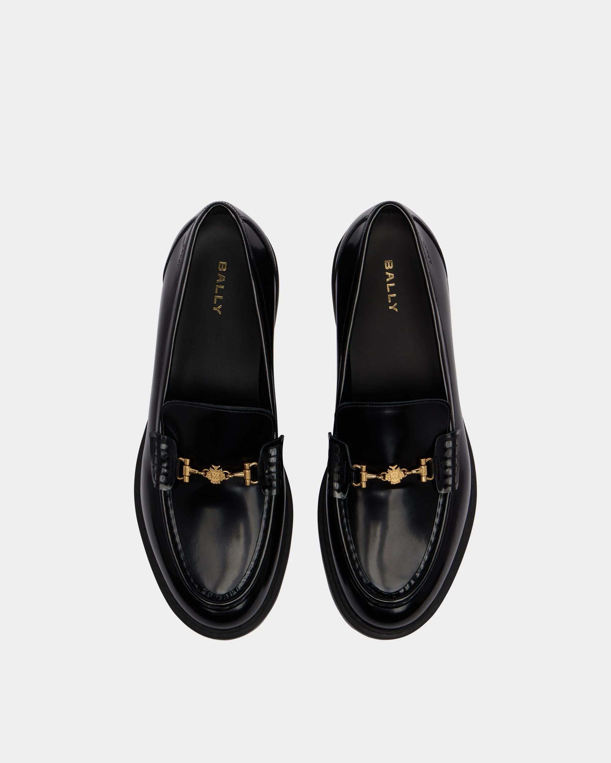 Gusto Loafer in Black Brushed Leather - Image 5