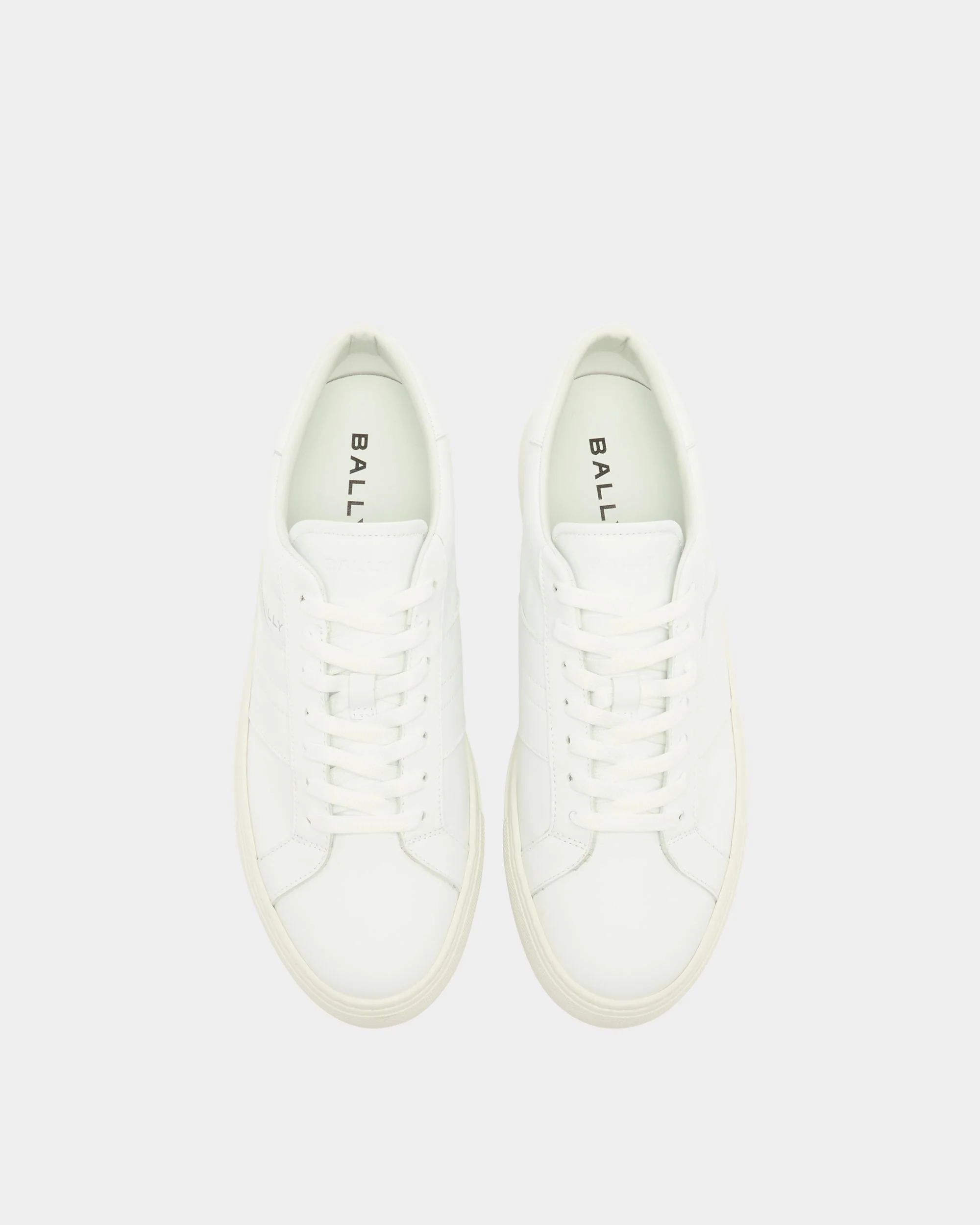 Hedon Sneaker in White Leather - Image 5