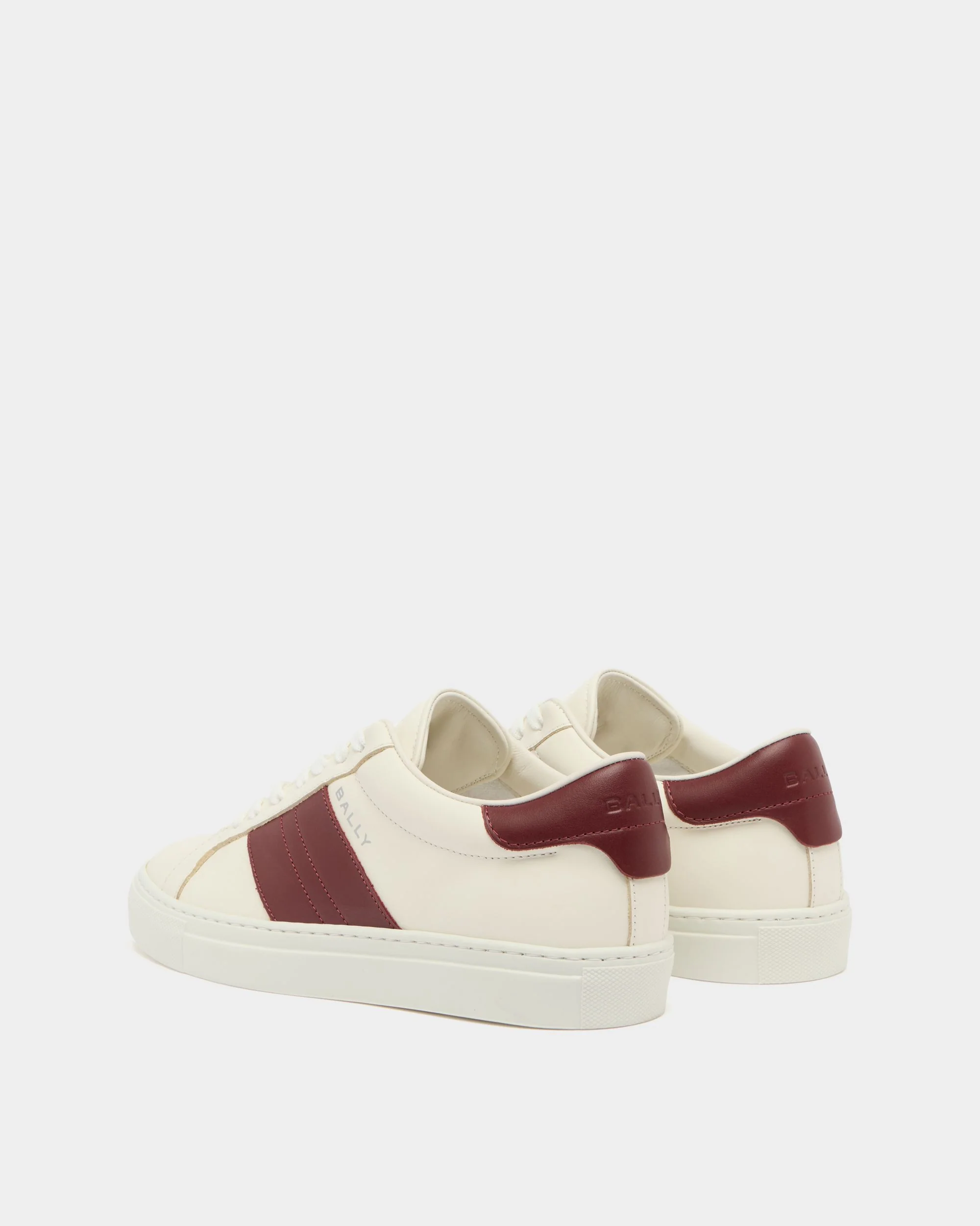 Hedon Sneaker in White Leather - Image 4