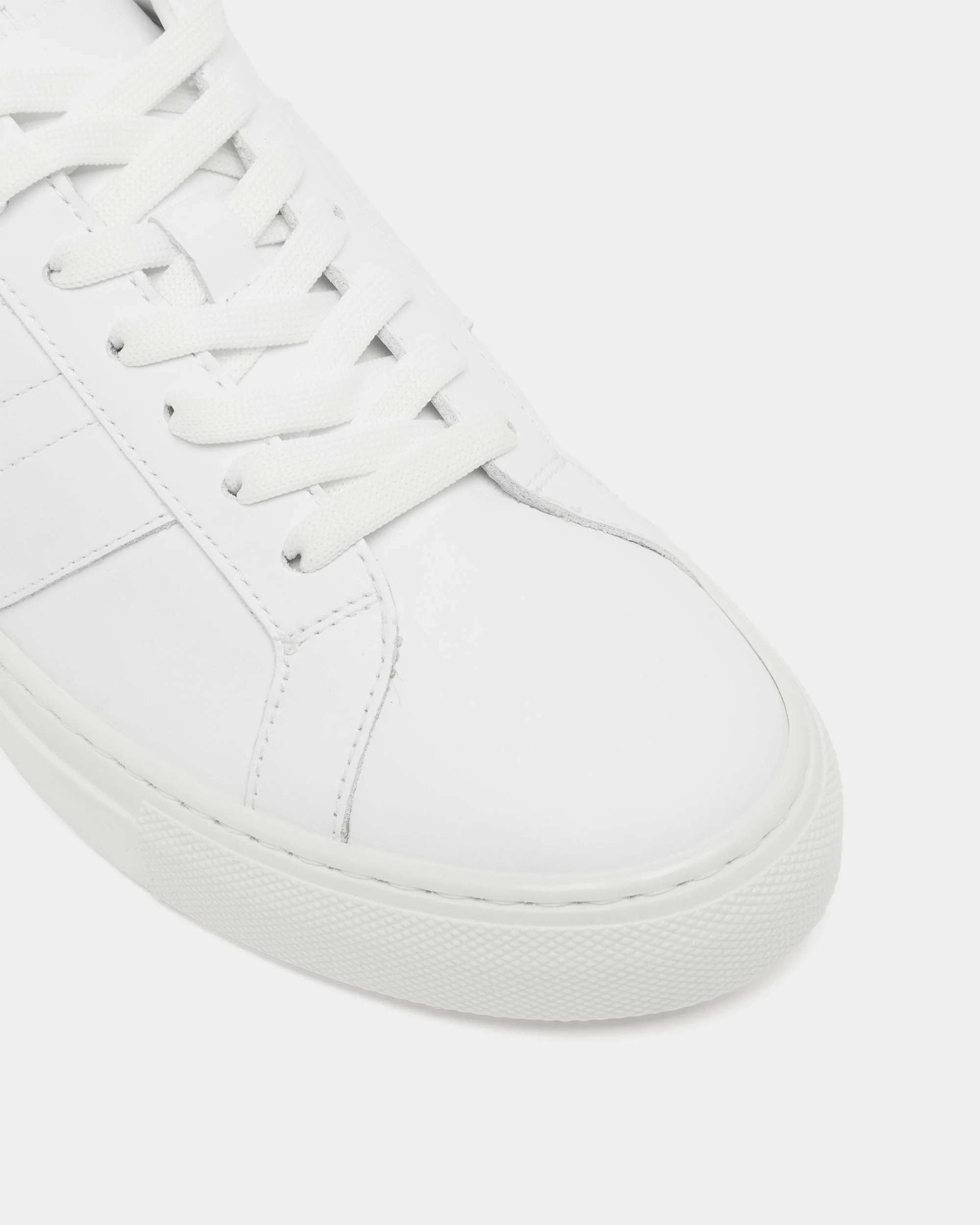 Hedon Sneaker in White Leather - Image 6
