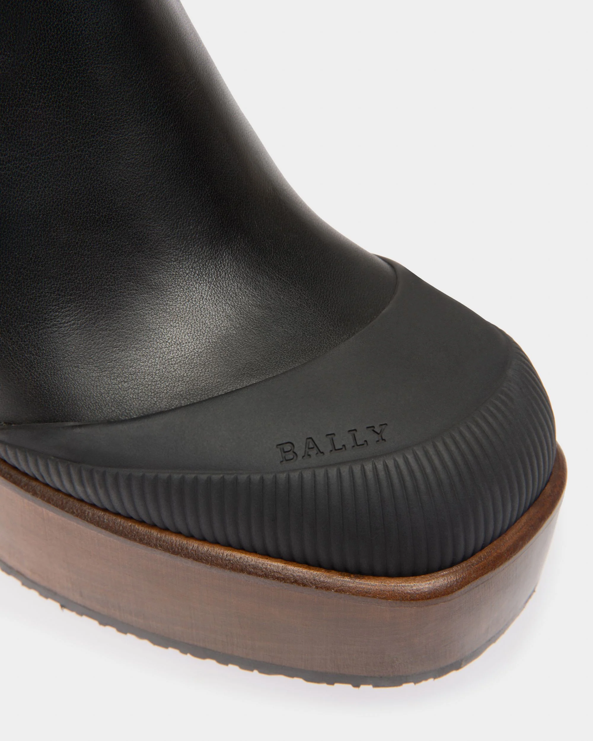 Ianna Leather Long Boots In Black - Image 5