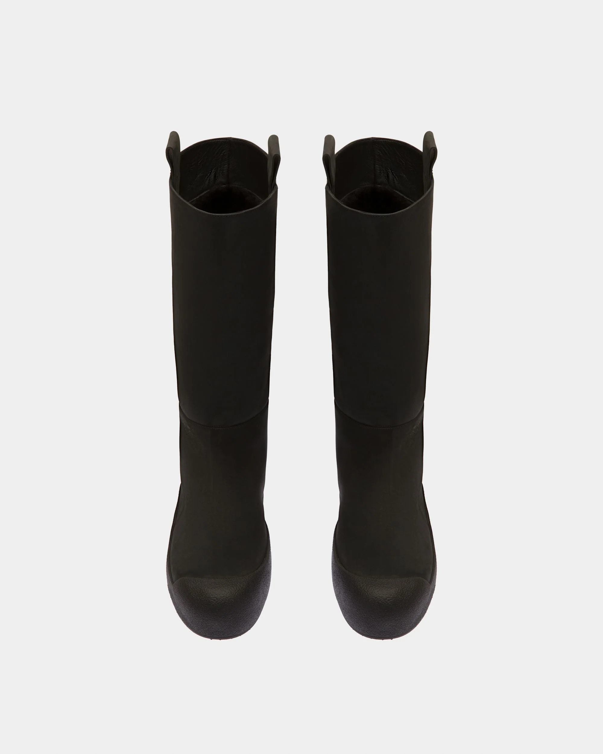 Jackson Leather Snow Boots In Black - Image 3