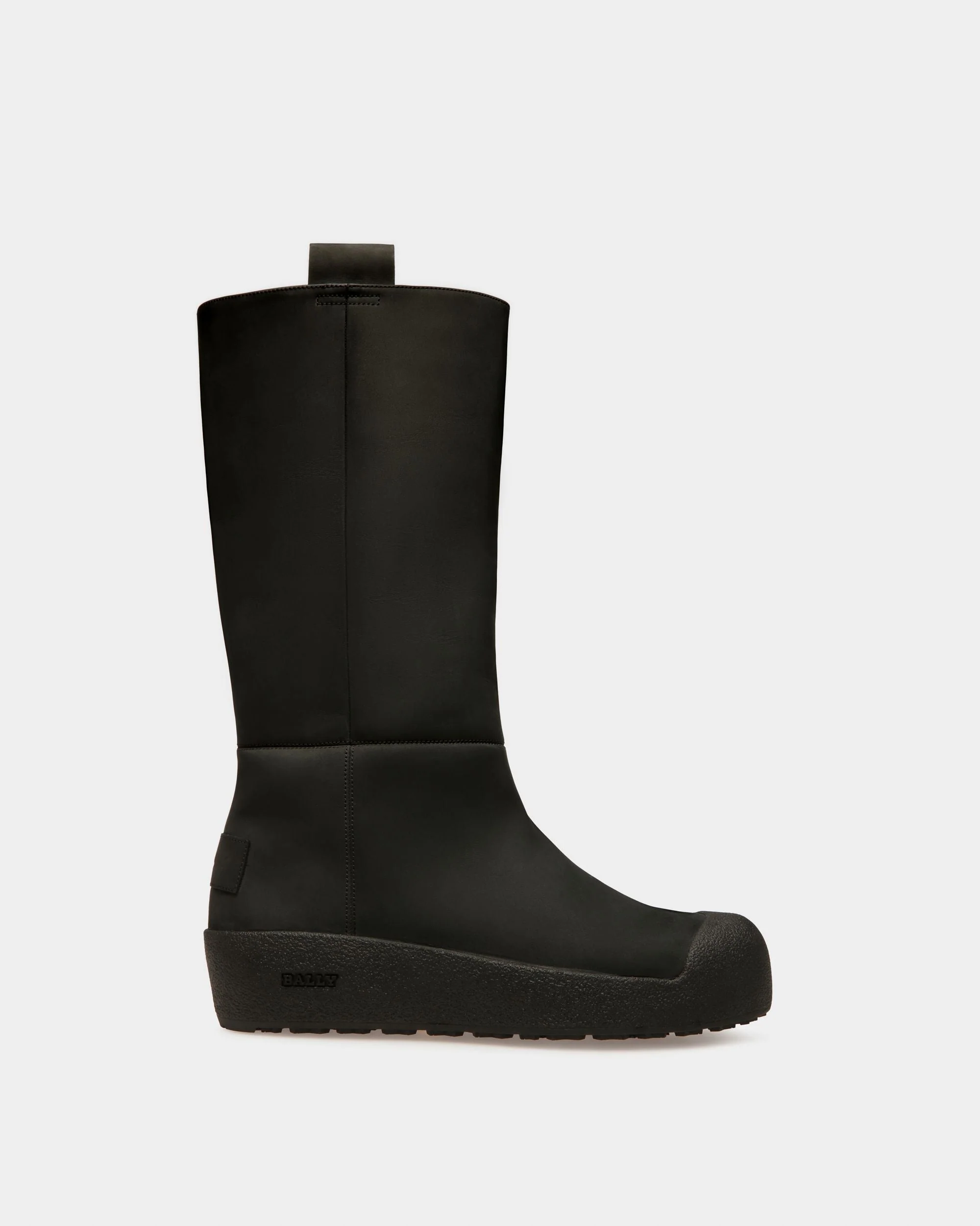 Jackson Leather Snow Boots In Black - Image 9
