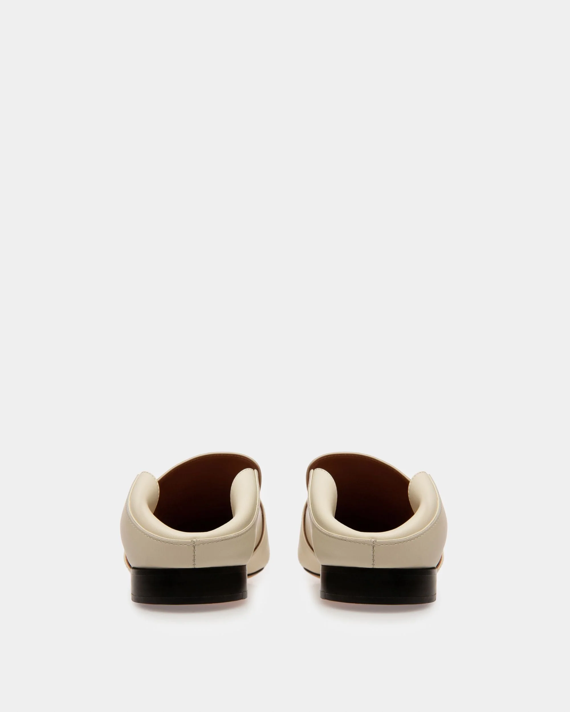 Janelle Women's Calf Leather Slipper In Bone - Image 6