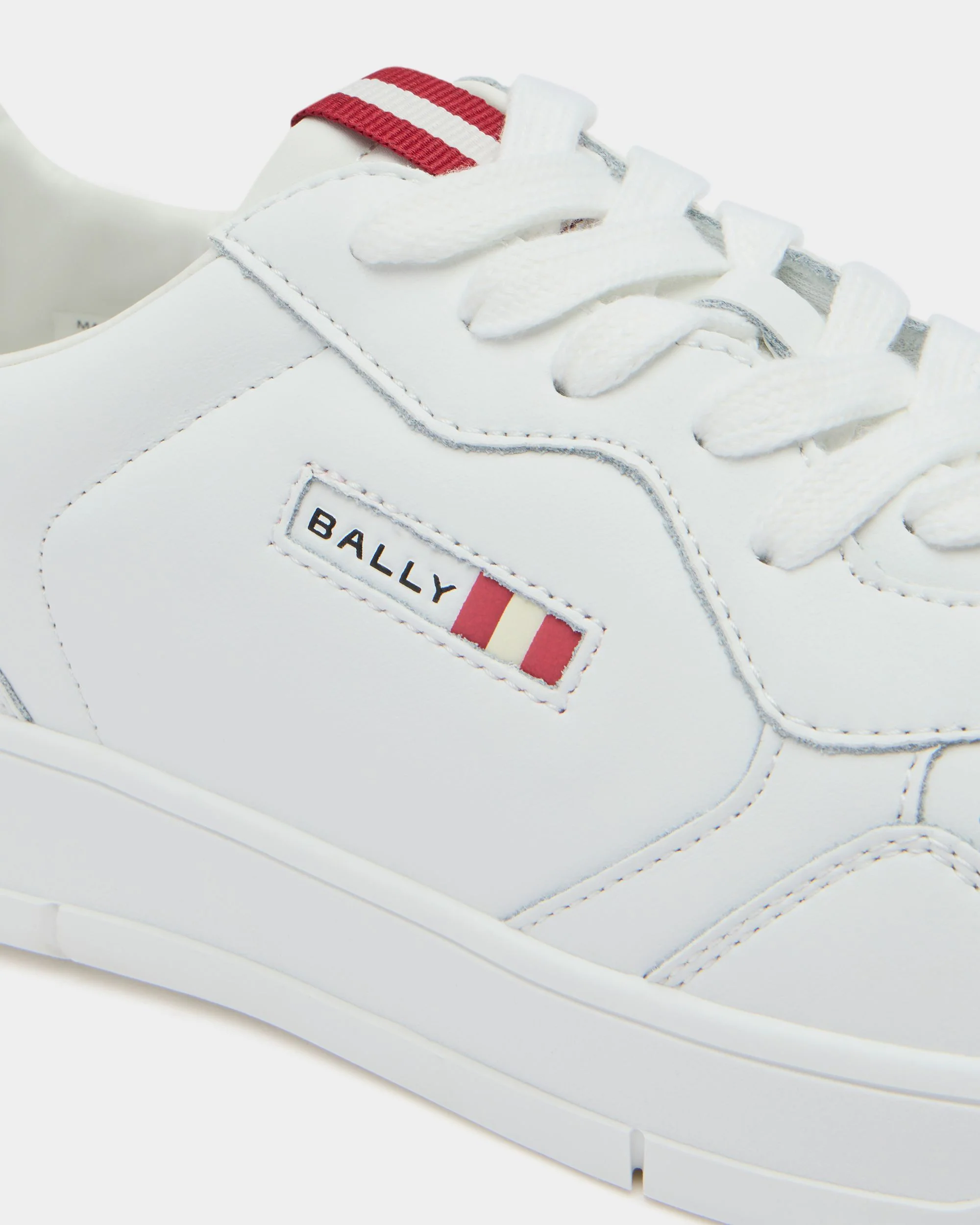 Jasper Sneaker in White Leather - Image 5
