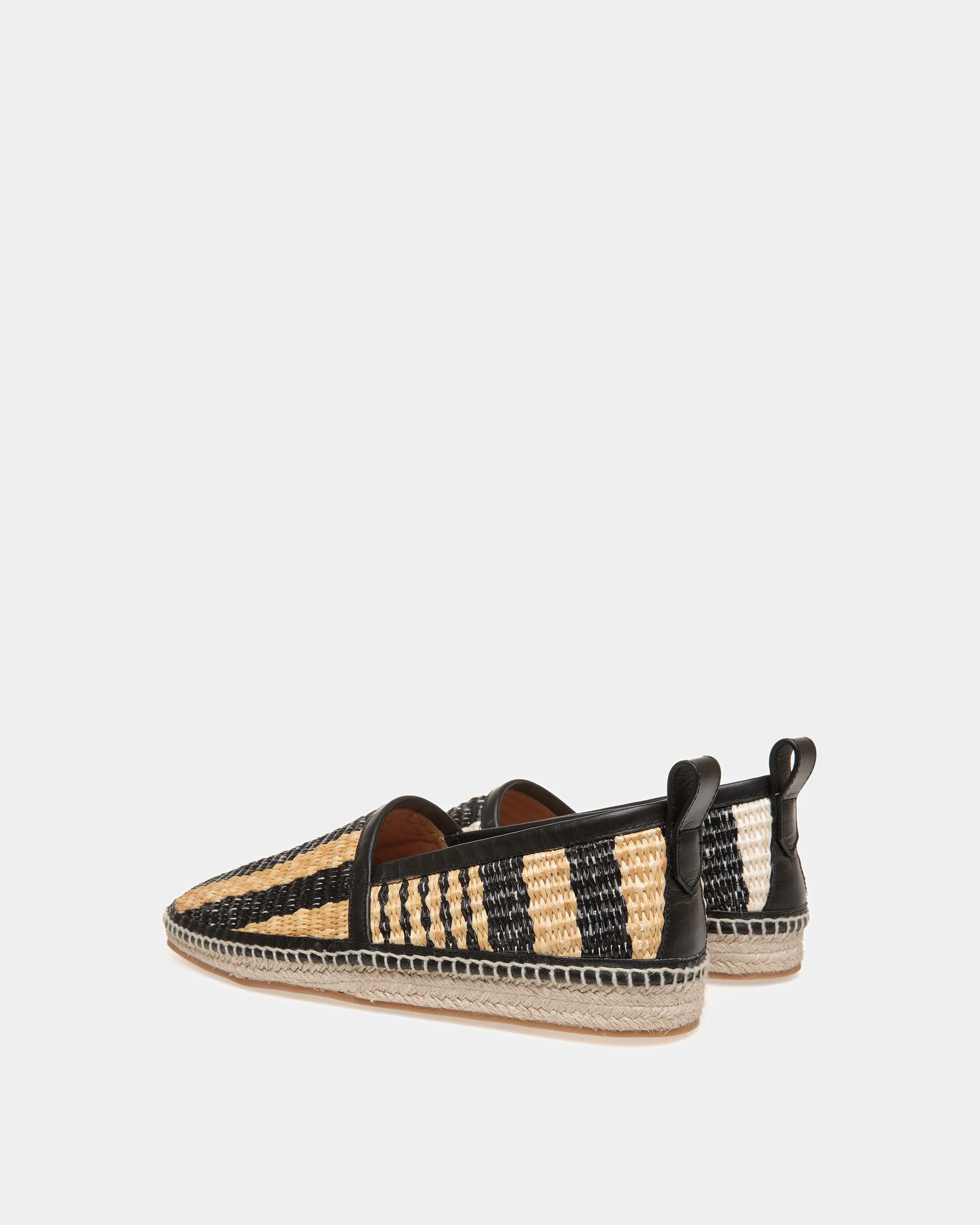 Karakas Espadrilles In Black And Bone Fabric - Image 4