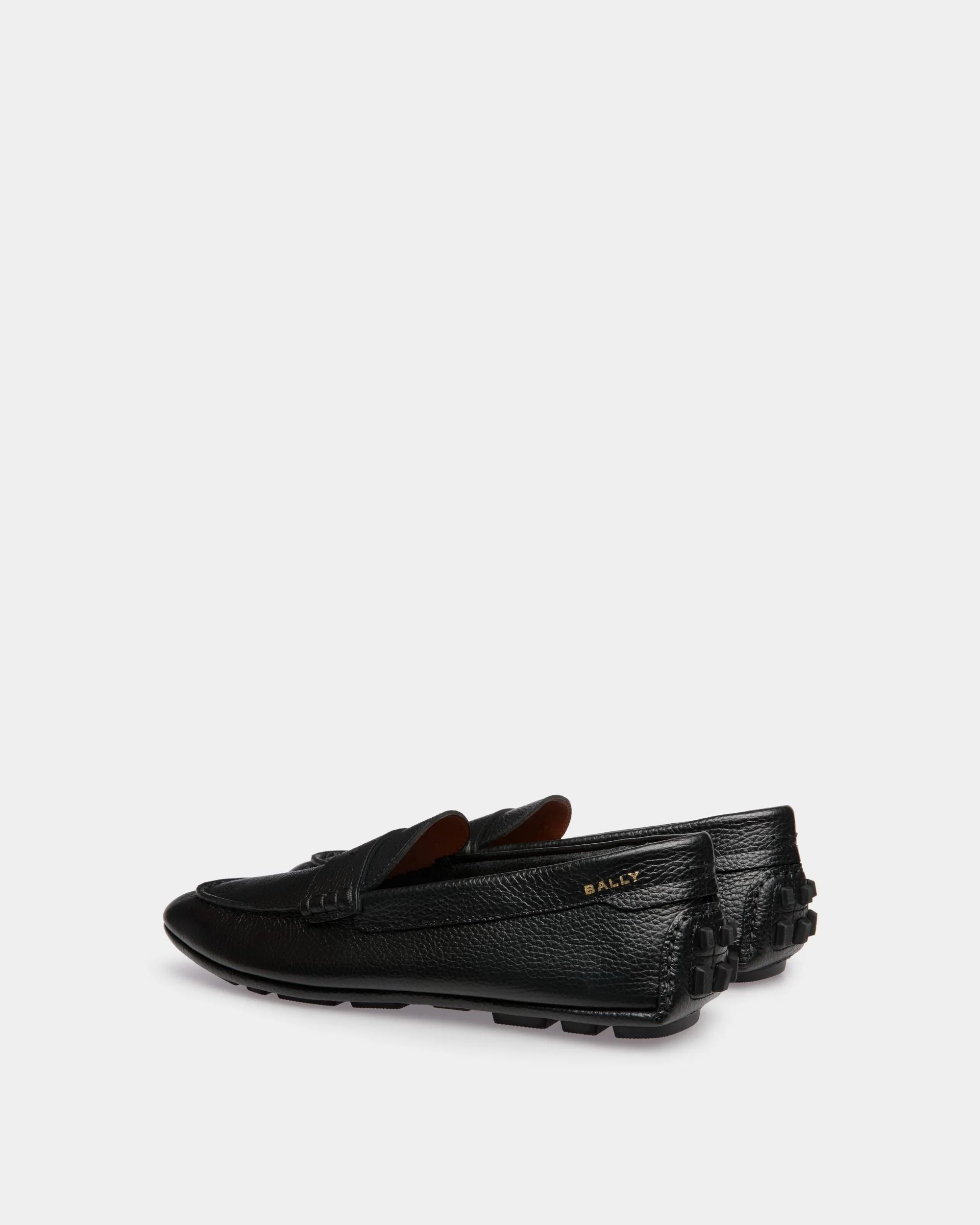 Kerbs Driver in Black Grained Leather - Image 3