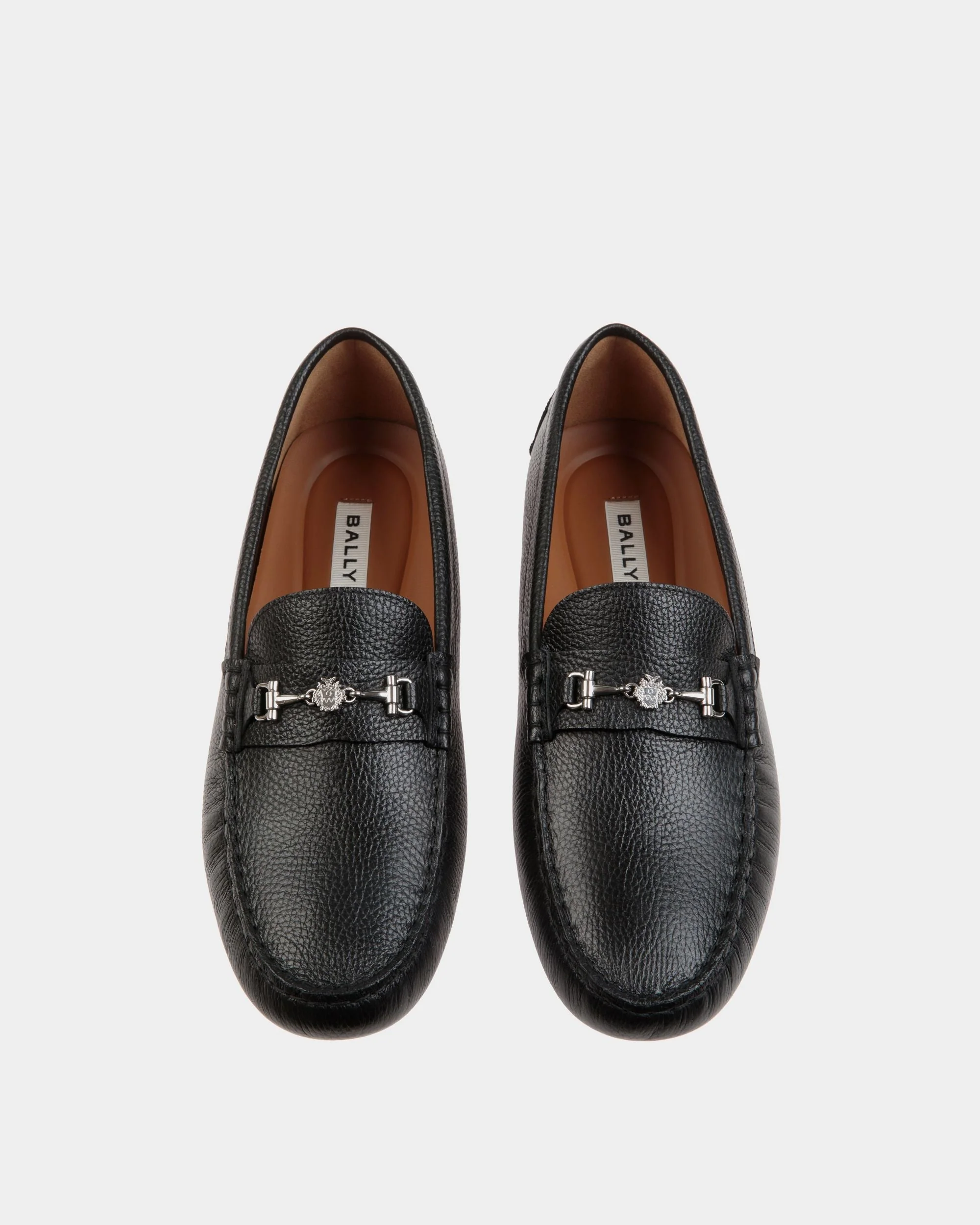 Kerbs Driver in Black Grained Leather - Image 5