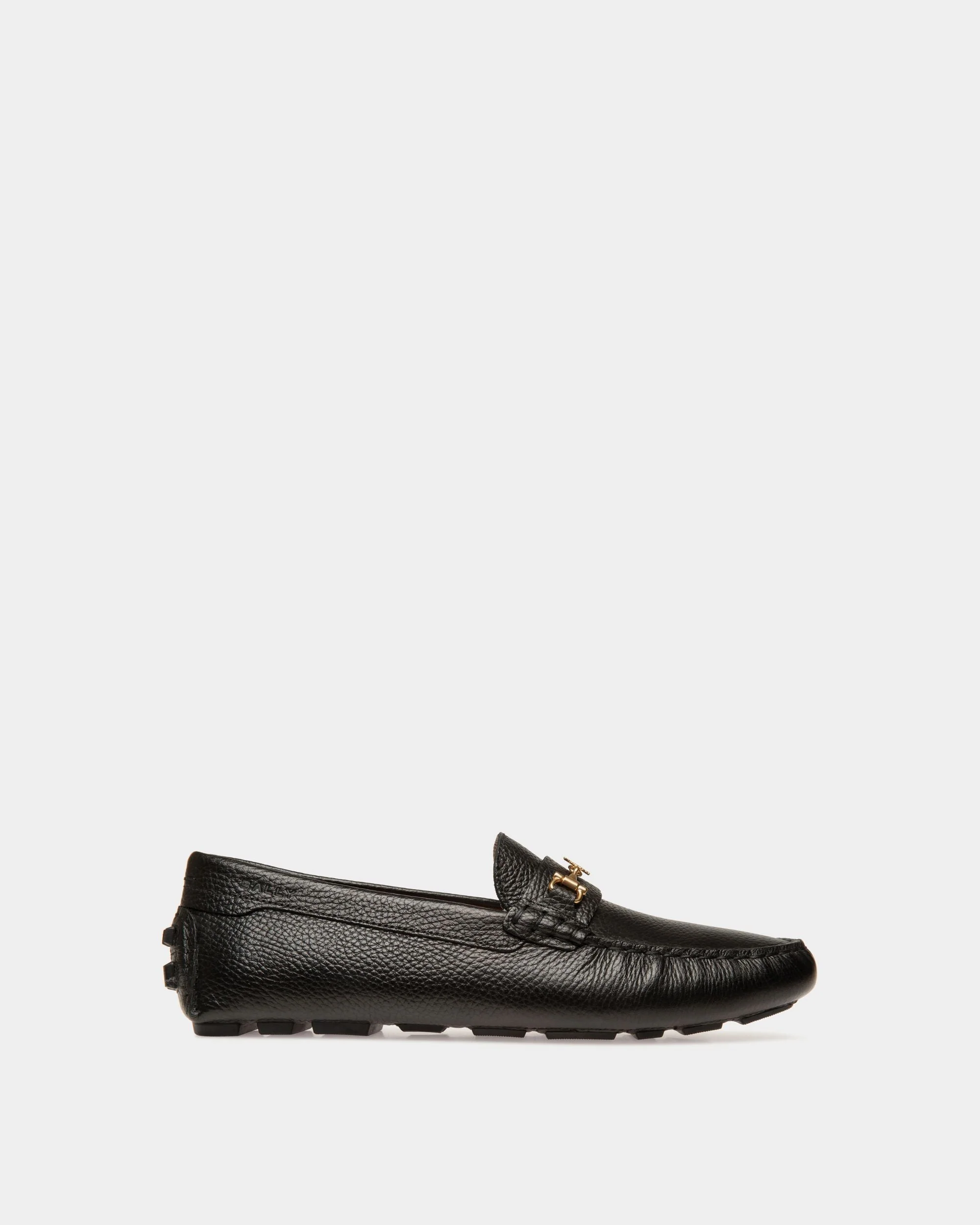 Kerbs Driver in Black Grained Leather
