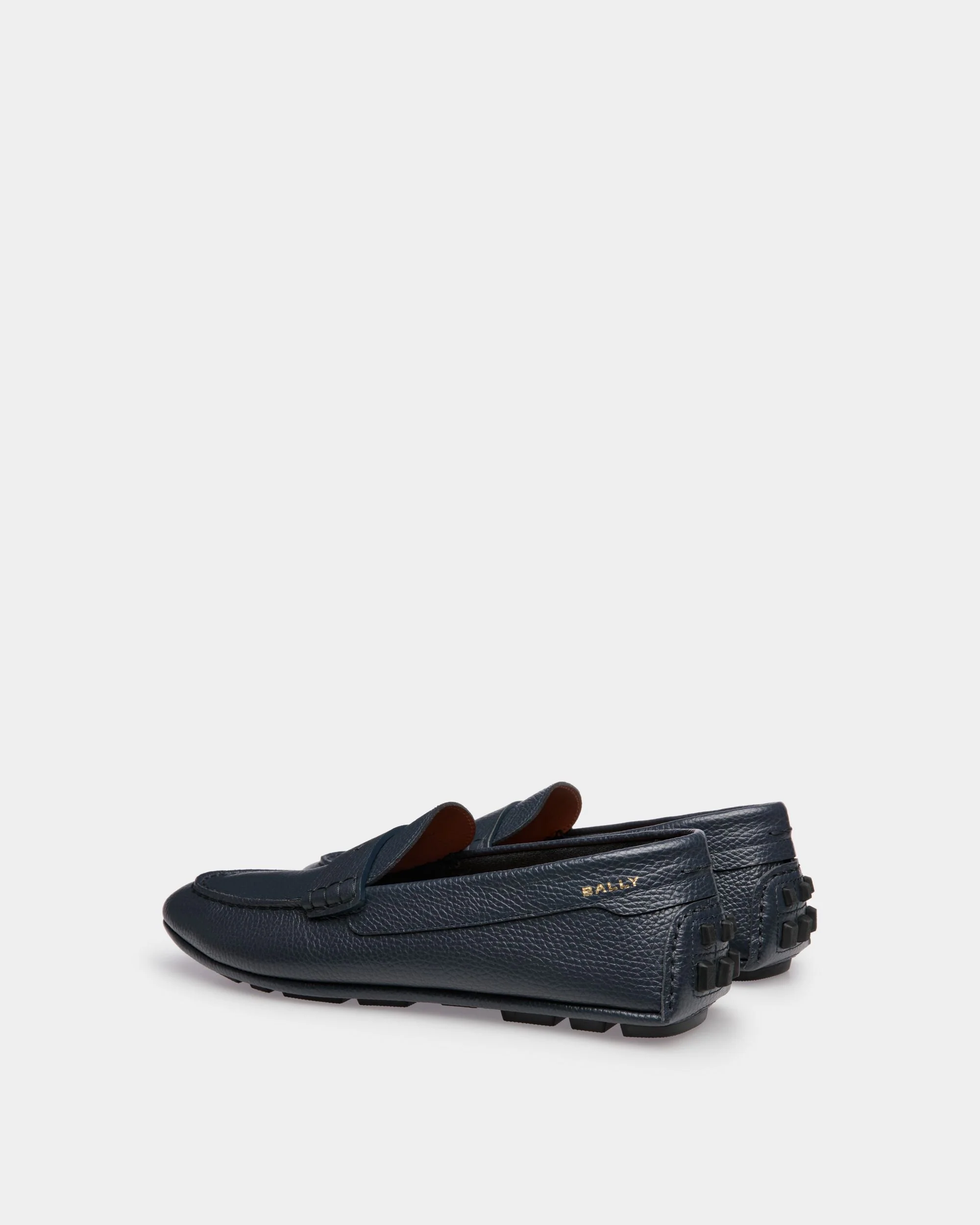 Kerbs Driver in Blue Grained Leather - Image 2