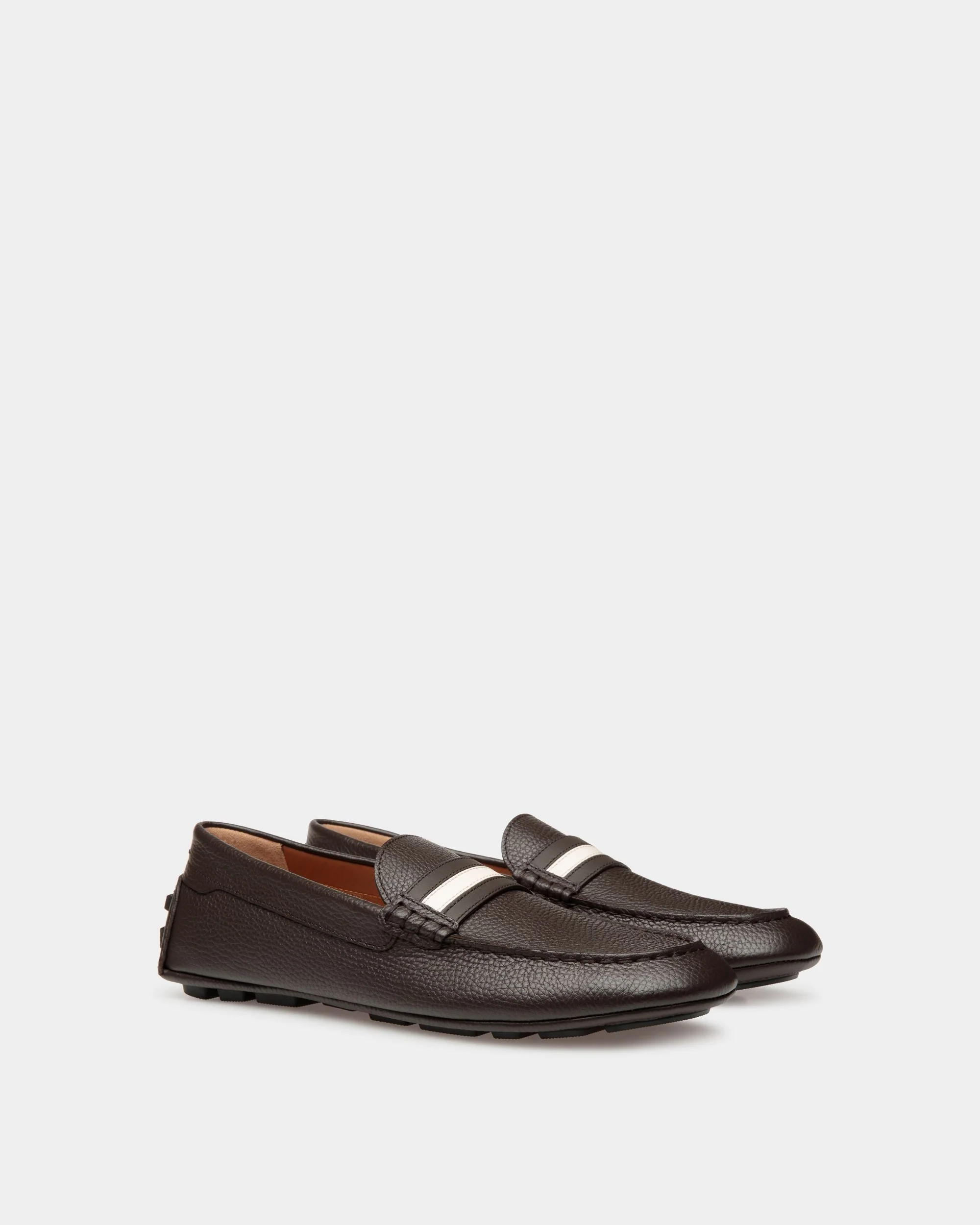 Kerbs Driver In Ebano Grained Leather - Image 2