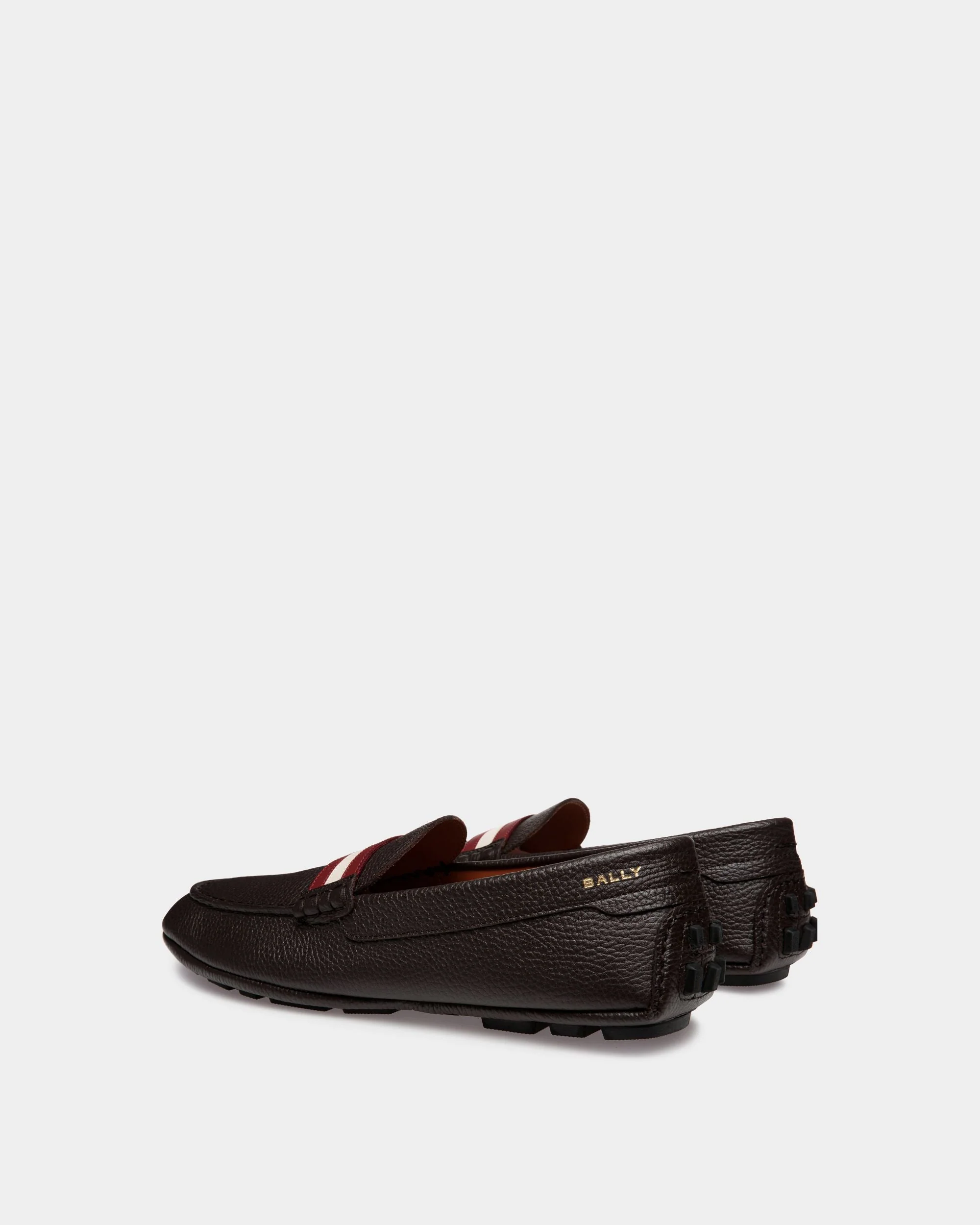 Kerbs Driver In Ebano Grained Leather - Image 3