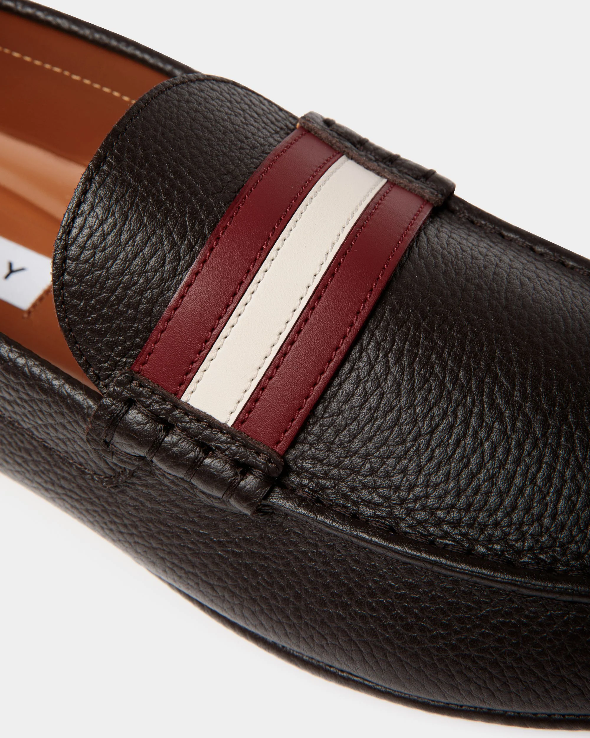 Kerbs Driver In Ebano Grained Leather - Image 4