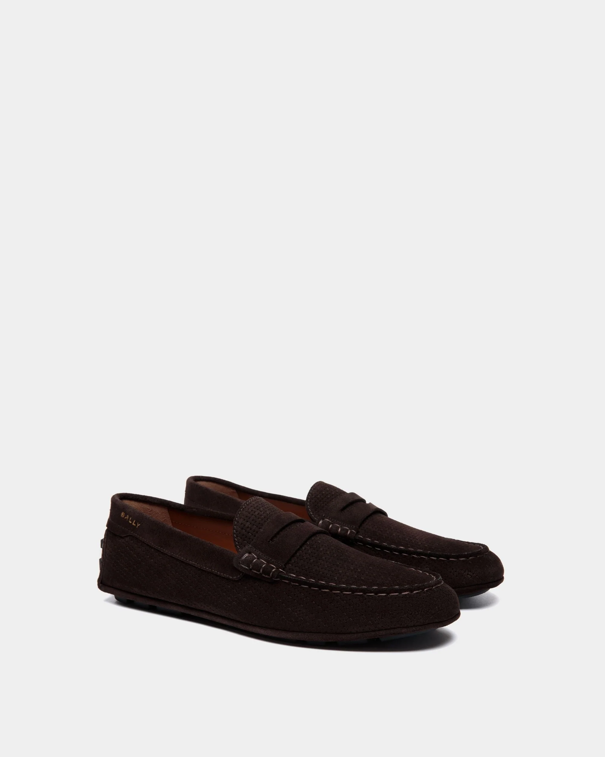 Kerbs Driver in Embossed Suede - Image 2