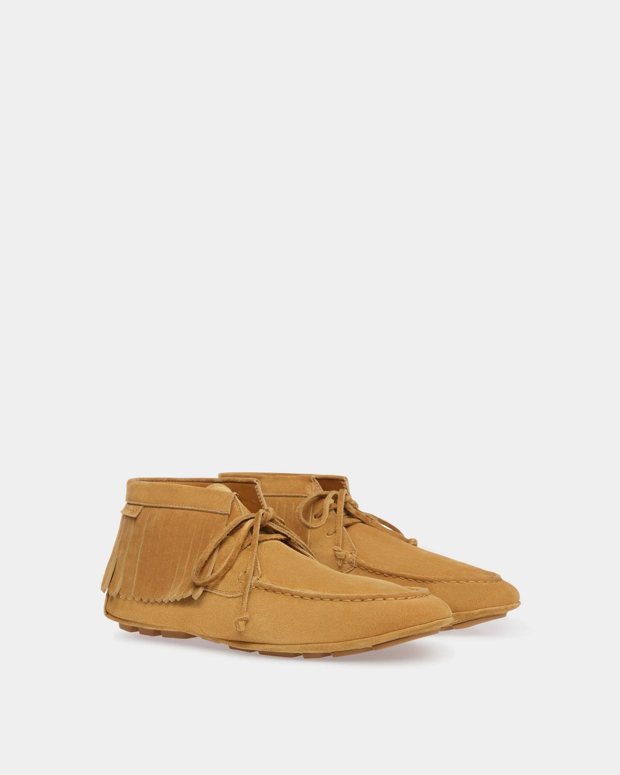 Kerbs Driver Shoes In Desert Leather - Image 3