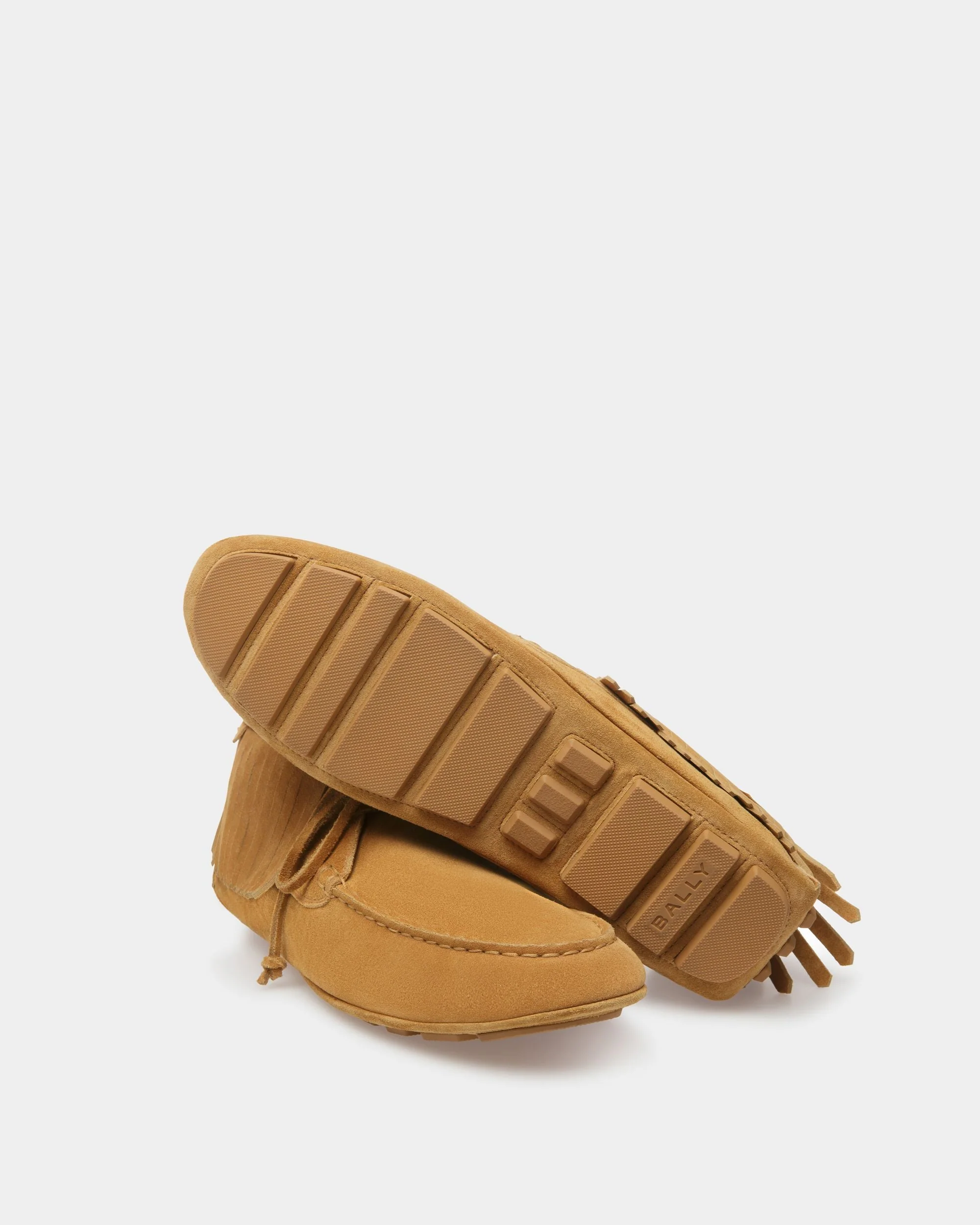 Kerbs Driver Shoes In Desert Leather - Image 5