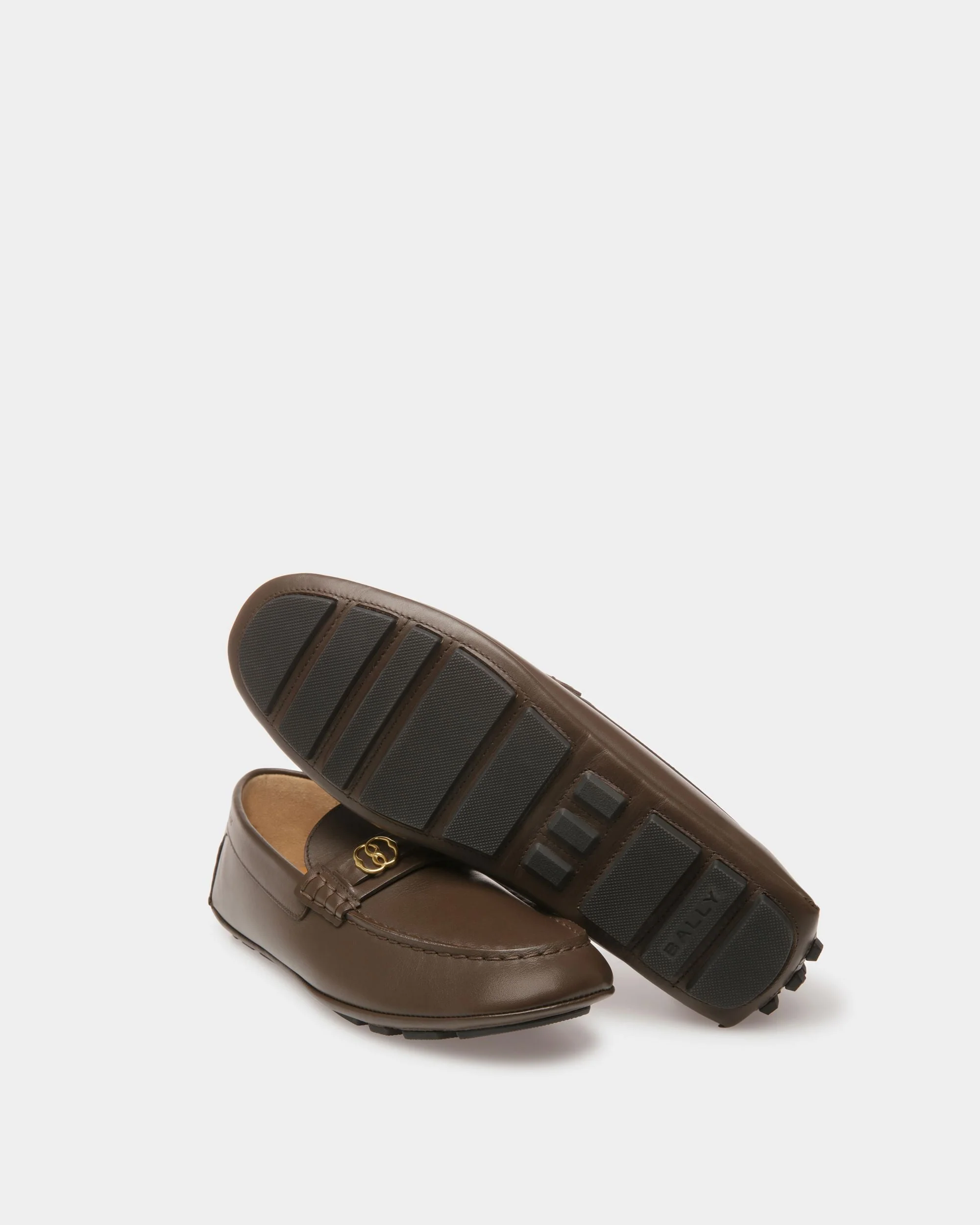 Kerbs Drivers In Brown Leather - Image 4