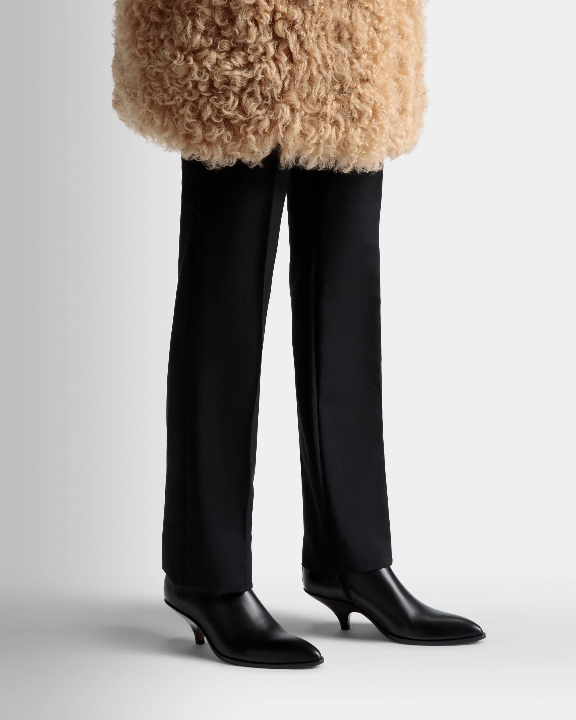 Laredo Booties In Black Leather - Image 2