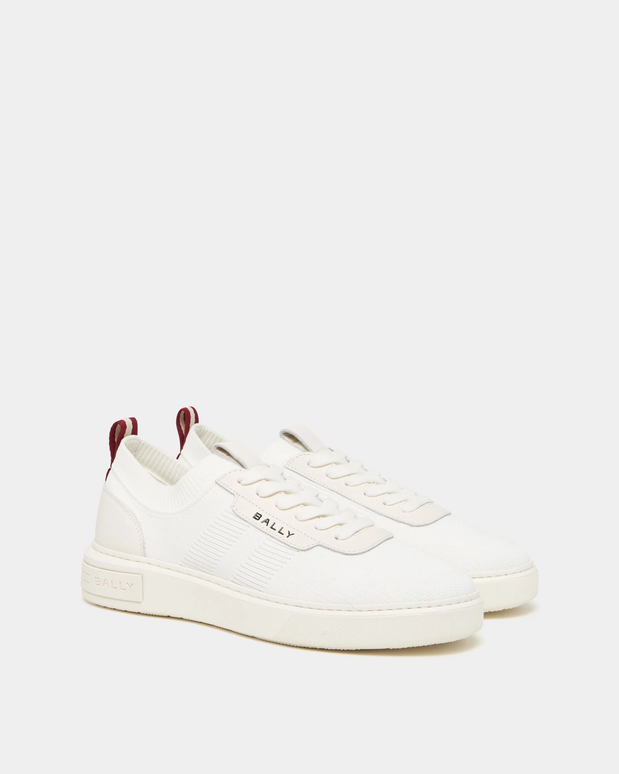 Lift Sneaker in White Fabric - Image 3