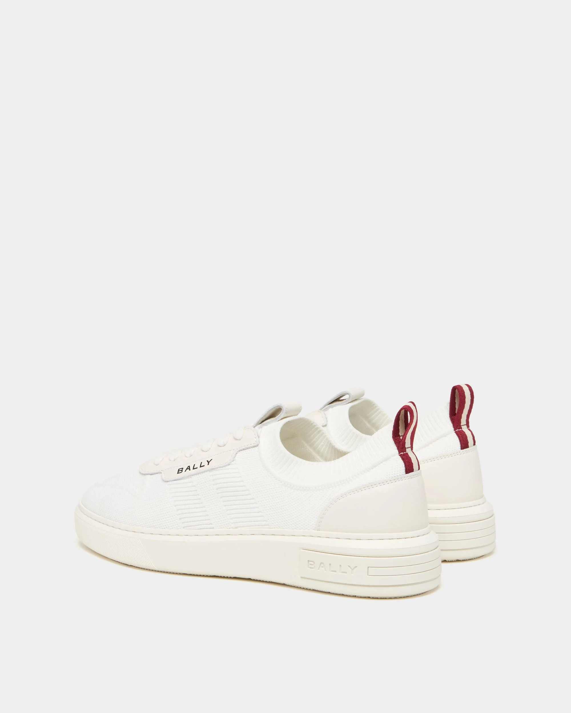 Lift Sneaker in White Fabric - Image 4