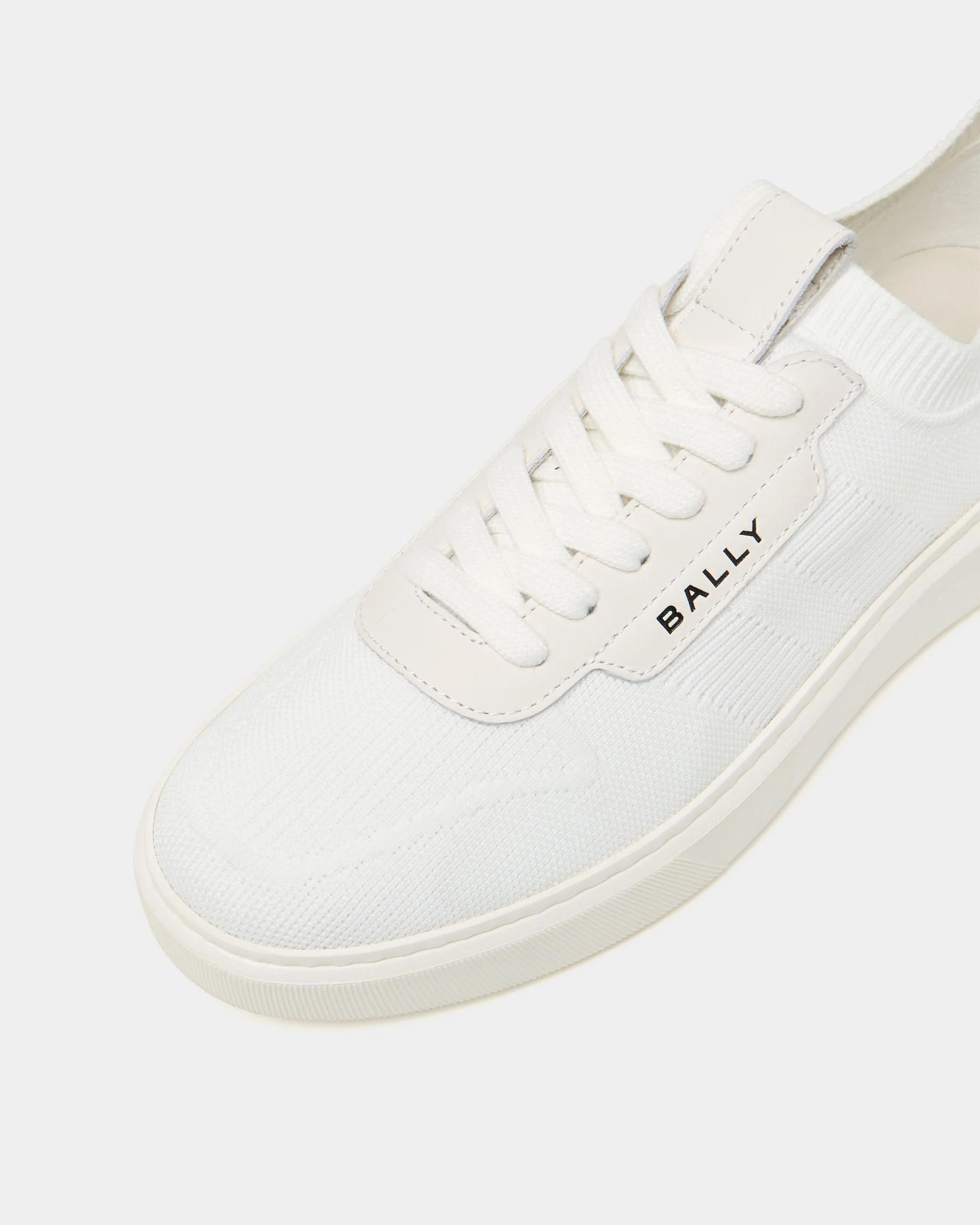 Lift Sneaker in White Fabric - Image 6